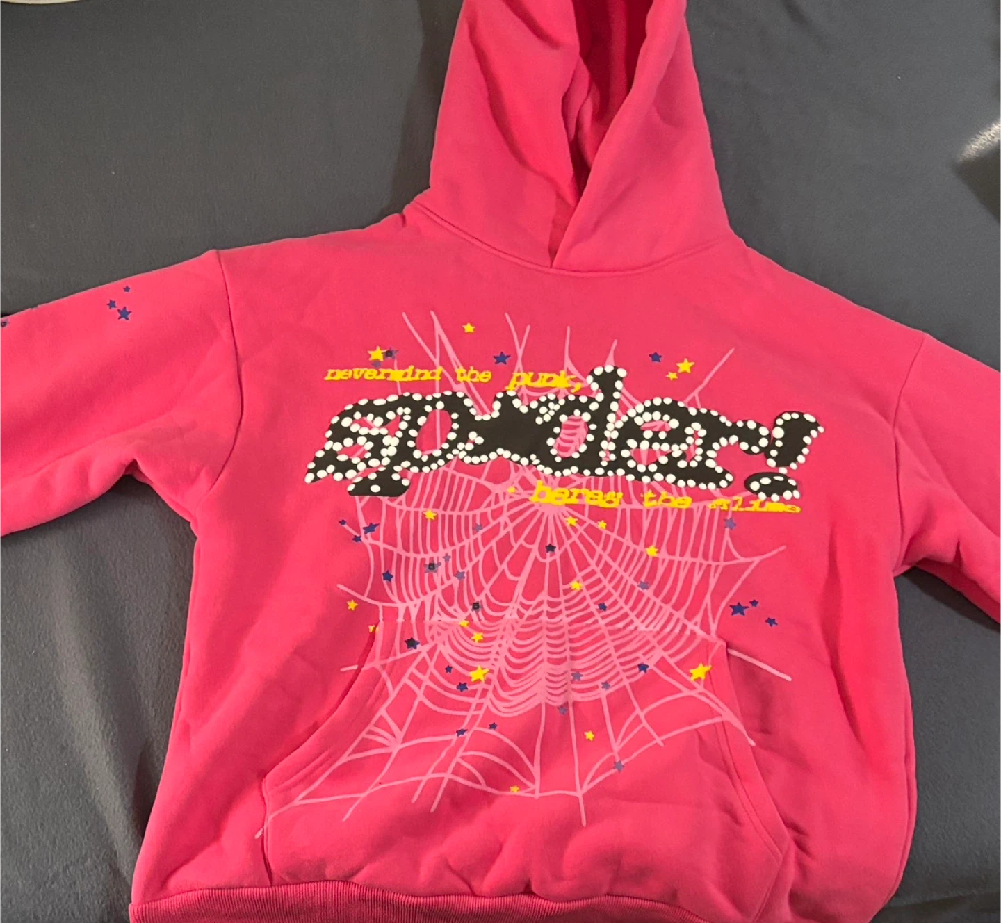 Sp5der Pink Hoodie