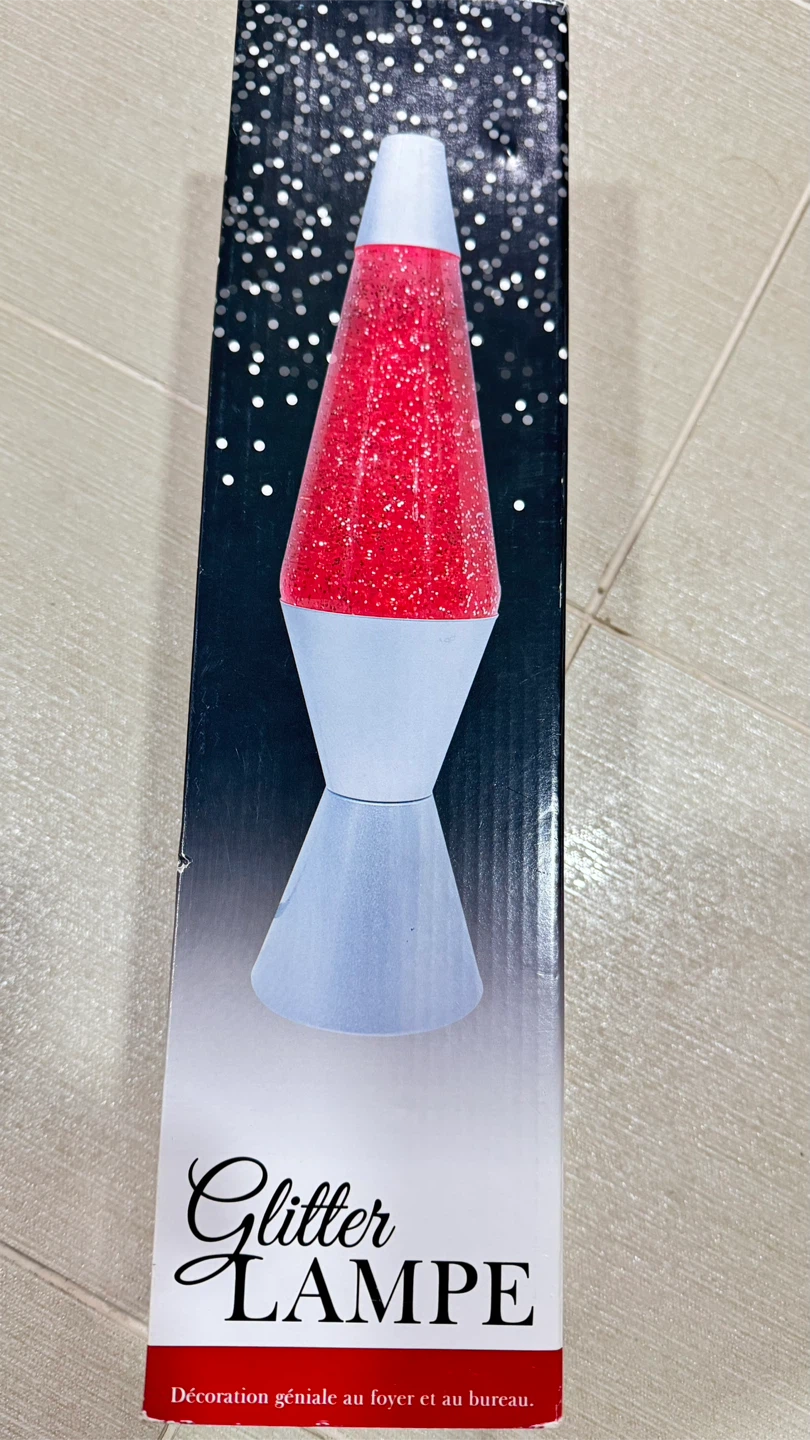 Glitter Lamp Red 14 Mind Games