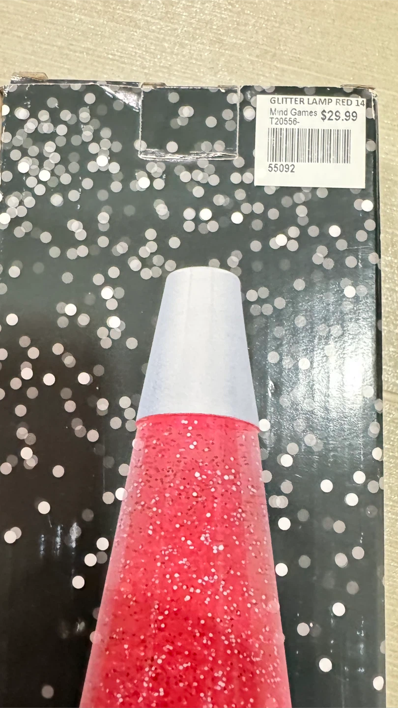 Glitter Lamp Red 14 Mind Games - photo 2