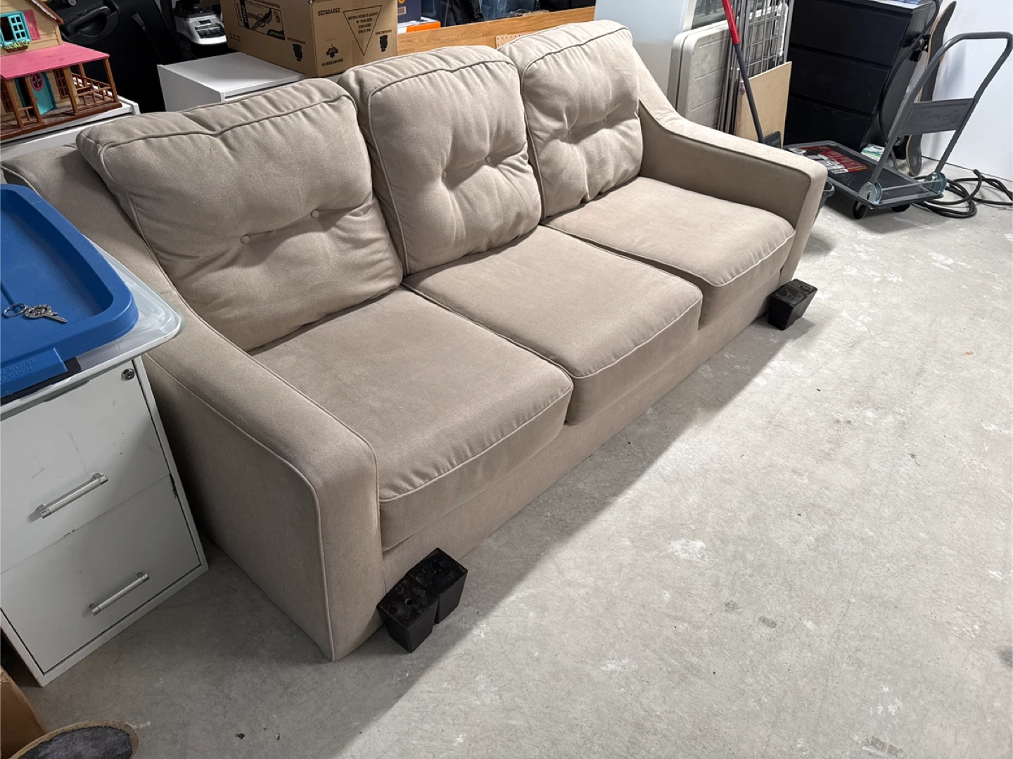 Beige Sofa - Good Condition - photo 2