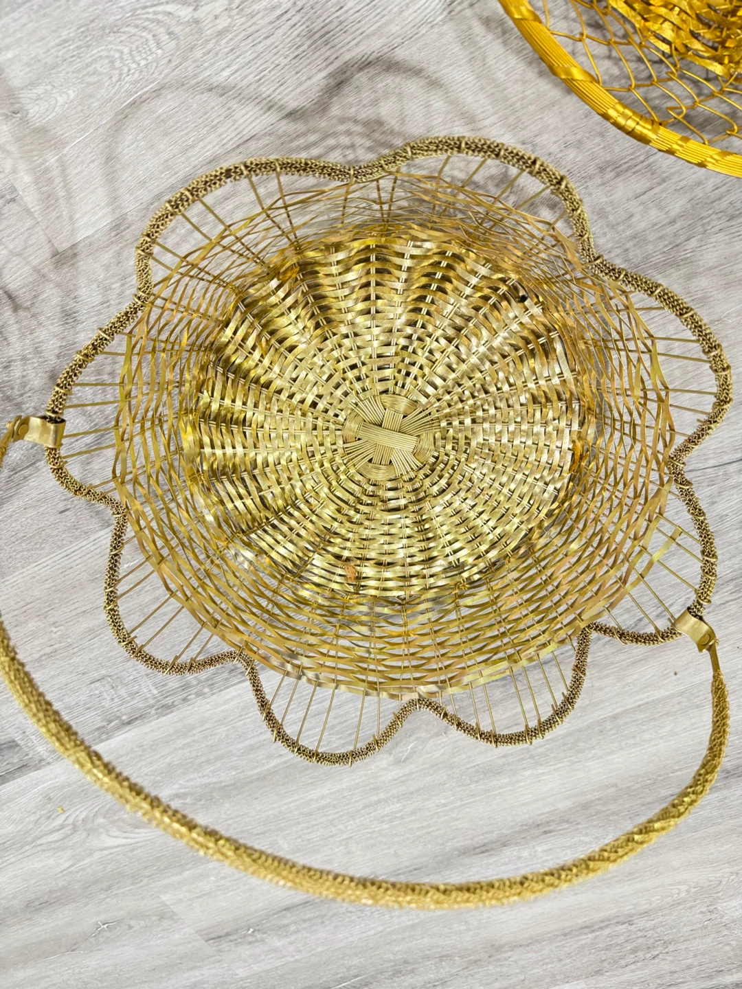 Gold Decorative Basket