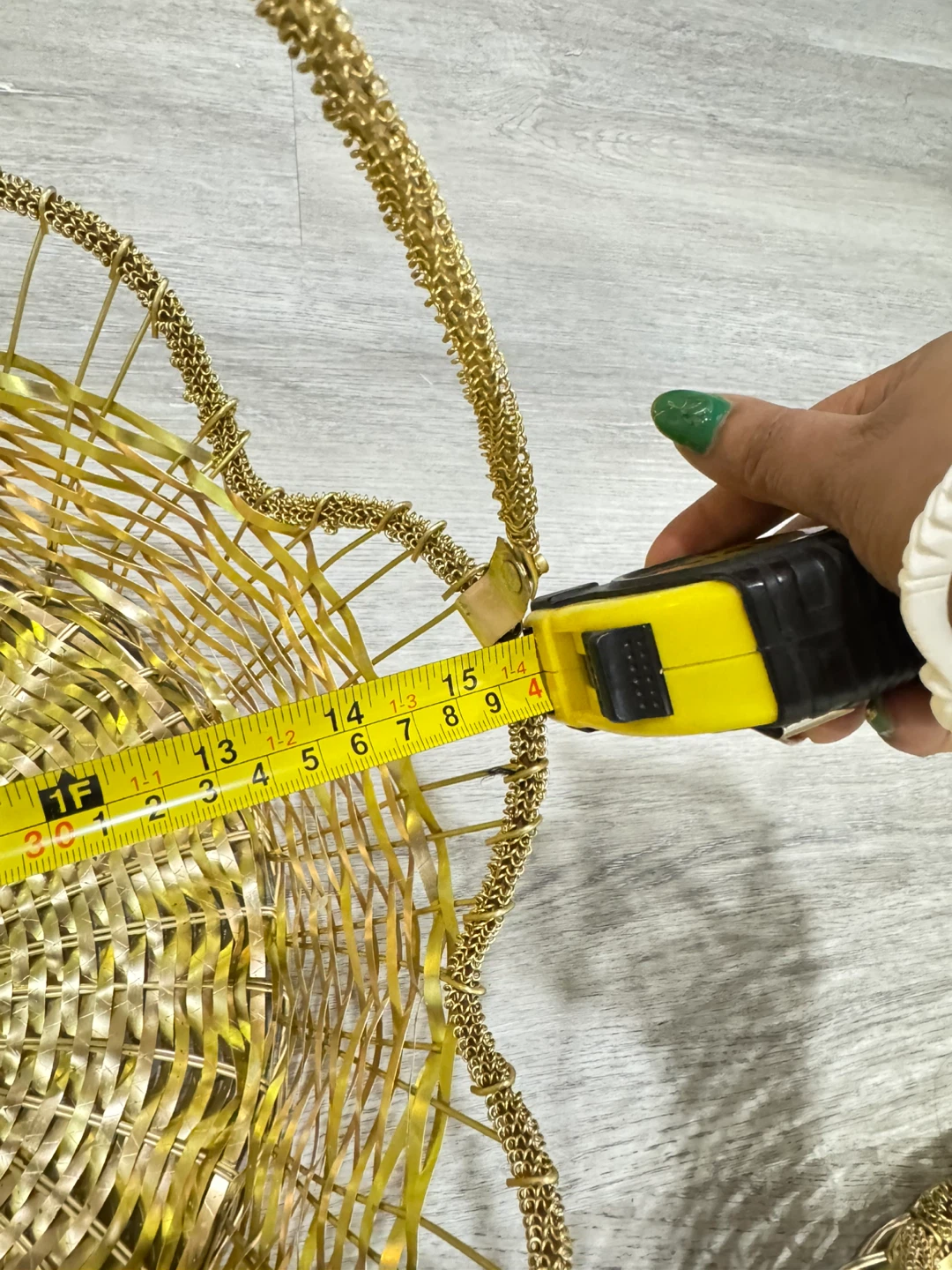 Gold Decorative Basket - photo 2