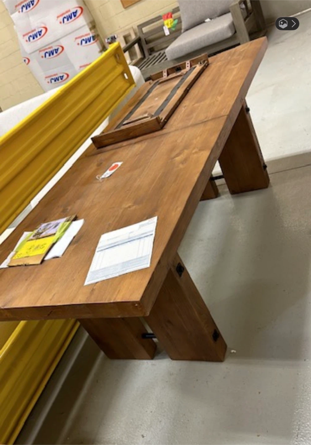 Pottery Barn North Reclaimed Wood Extending Dining Table - photo 4