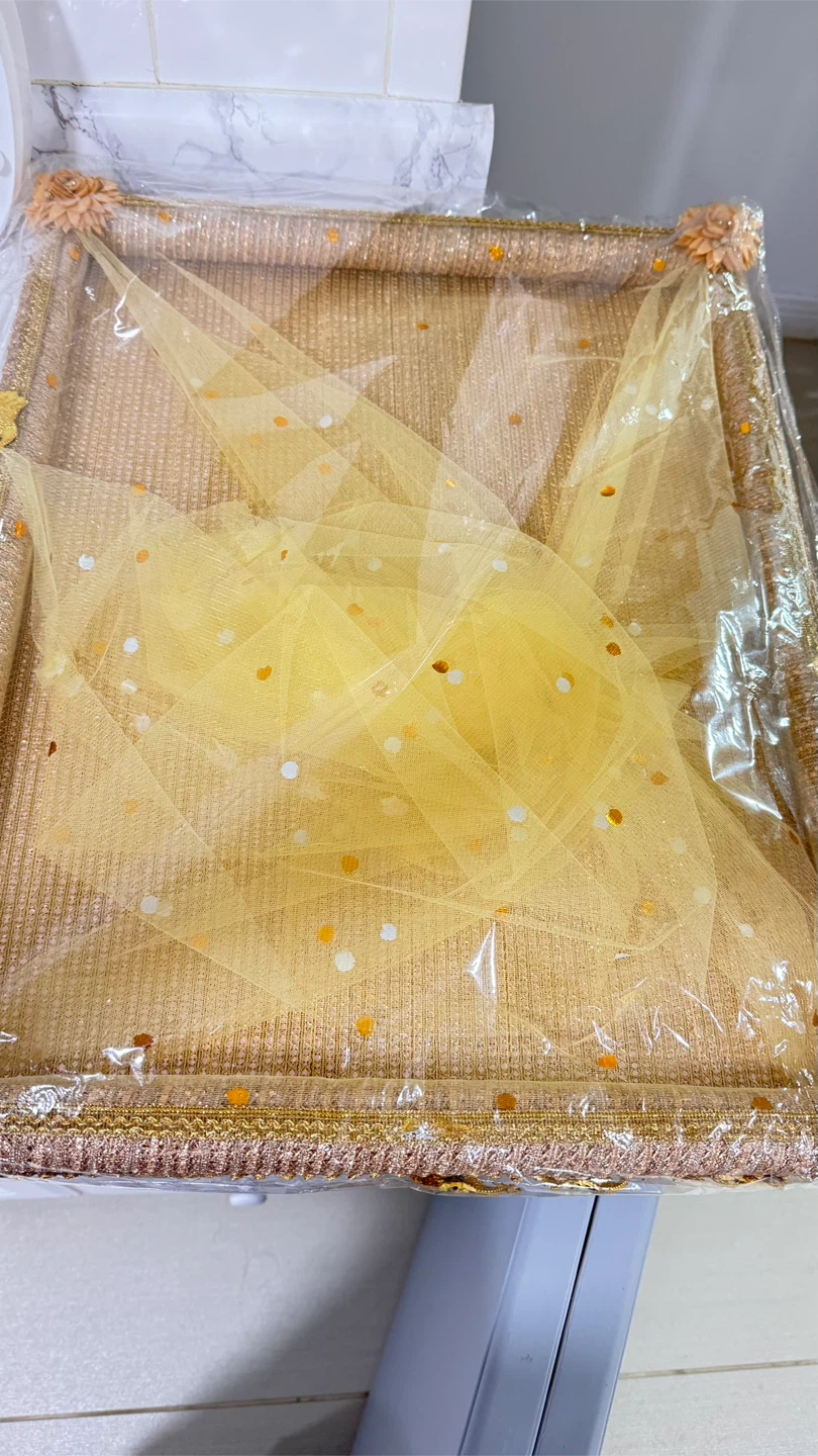 Decorated Tray with Tulle