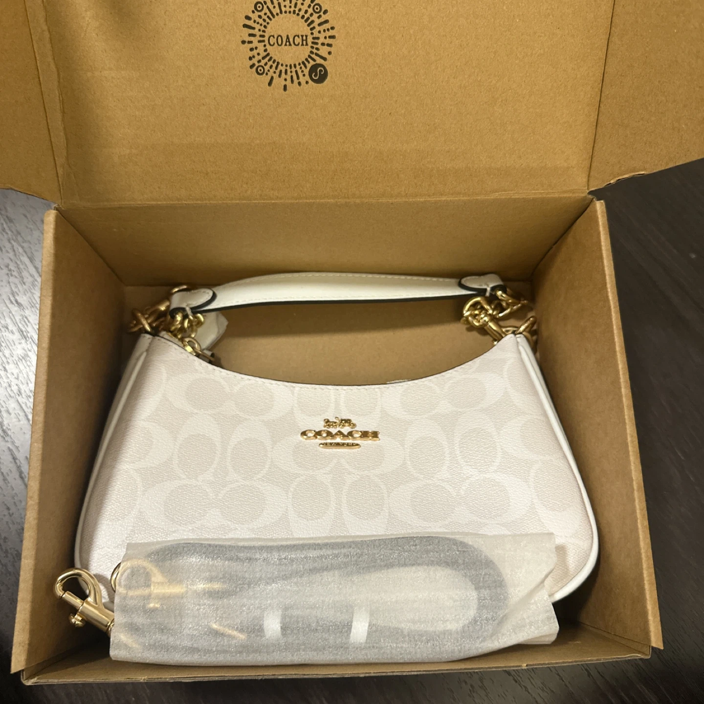 New Coach Teri Bag White