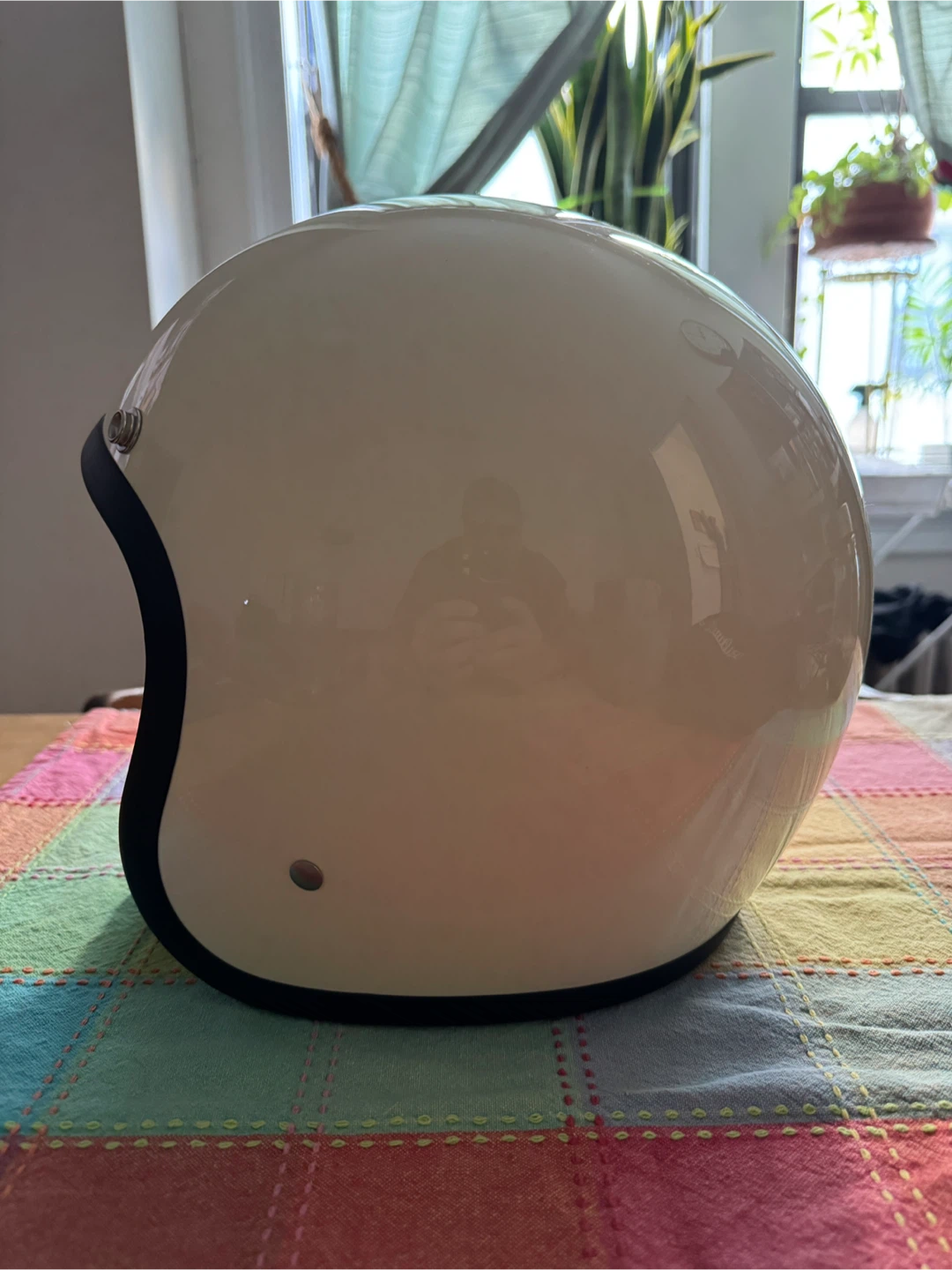Biltwell Bonanza Cream Motorcycle Helmet XL - photo 4