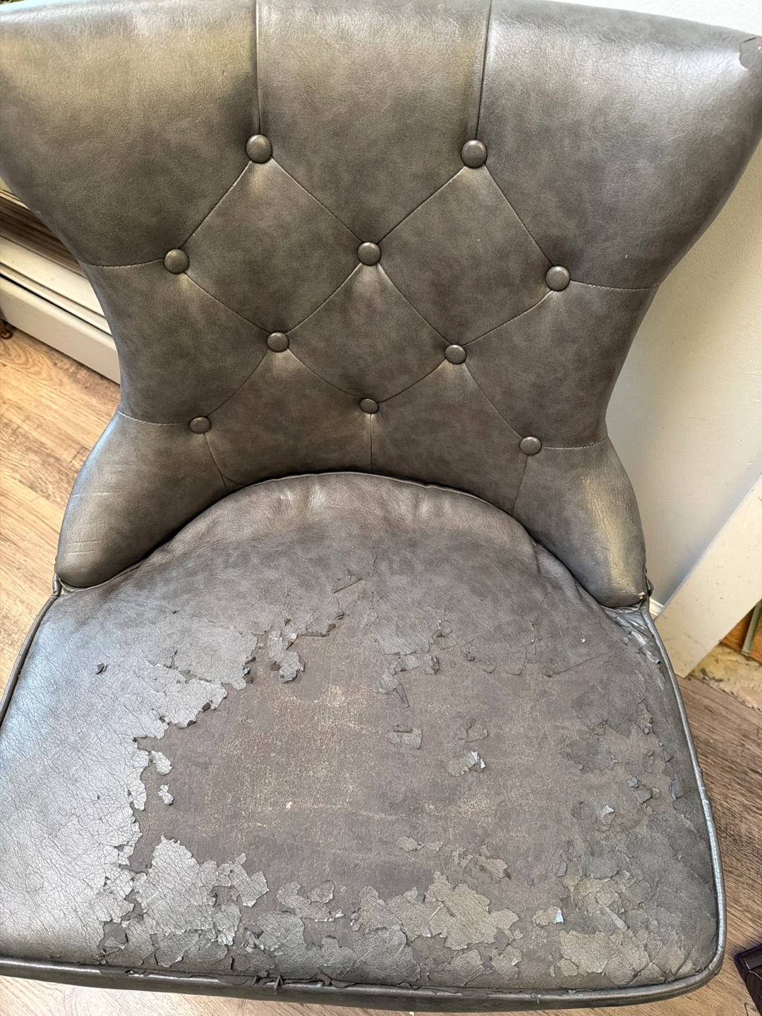 🥕Upholstered Dining Chair (Damaged) - photo 2
