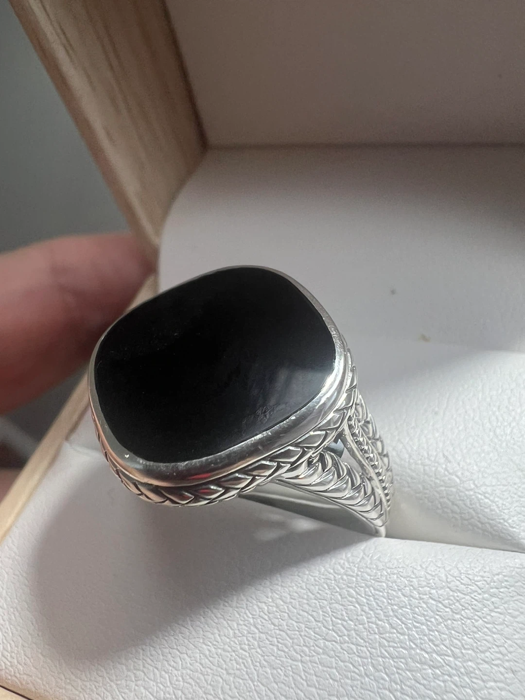 MARC 925 Silver Black onyx  Ring - photo 4