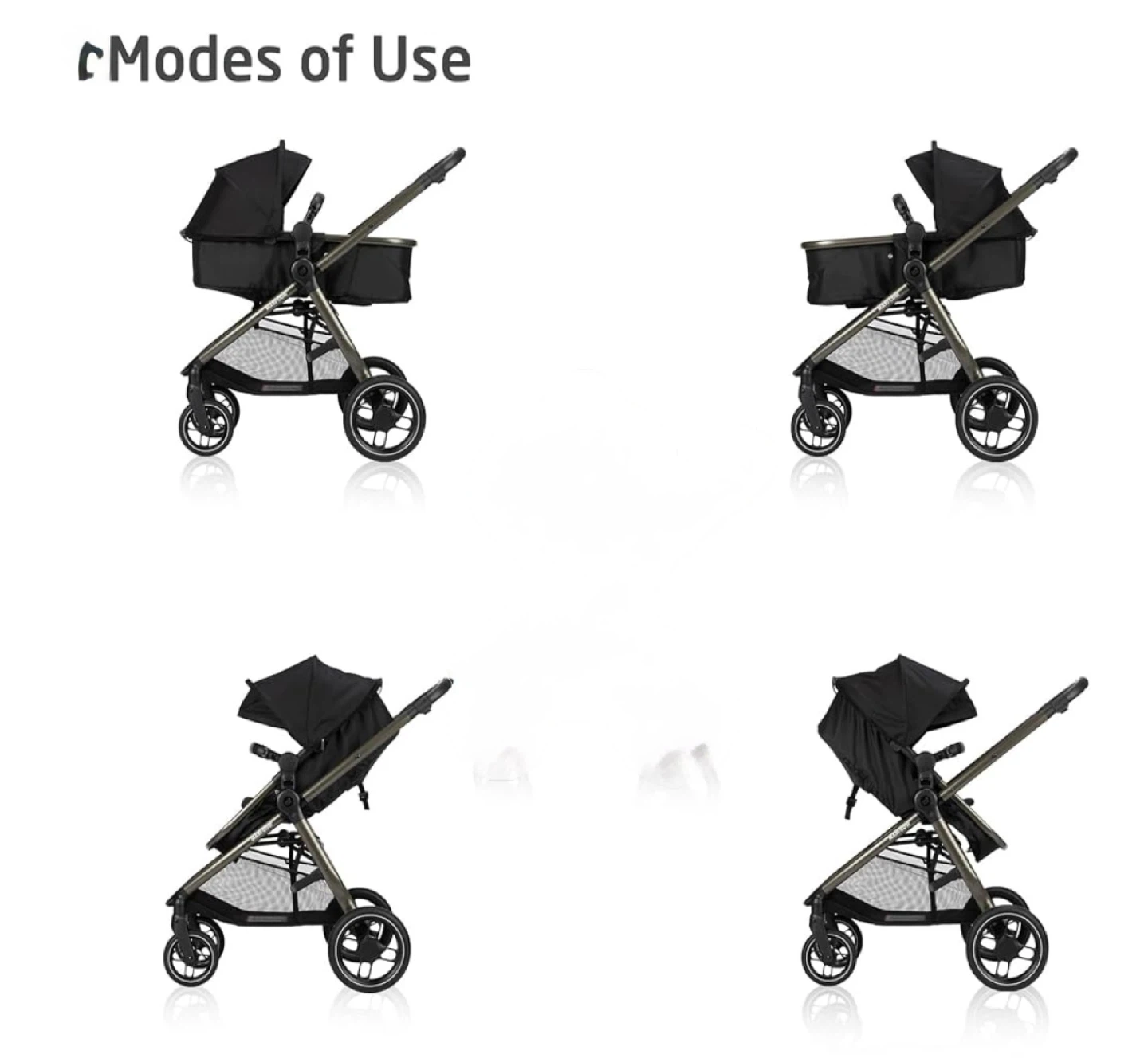 Maxi-Cosi Zelia² Max 5-in-1 Modular Travel System - Black - photo 2