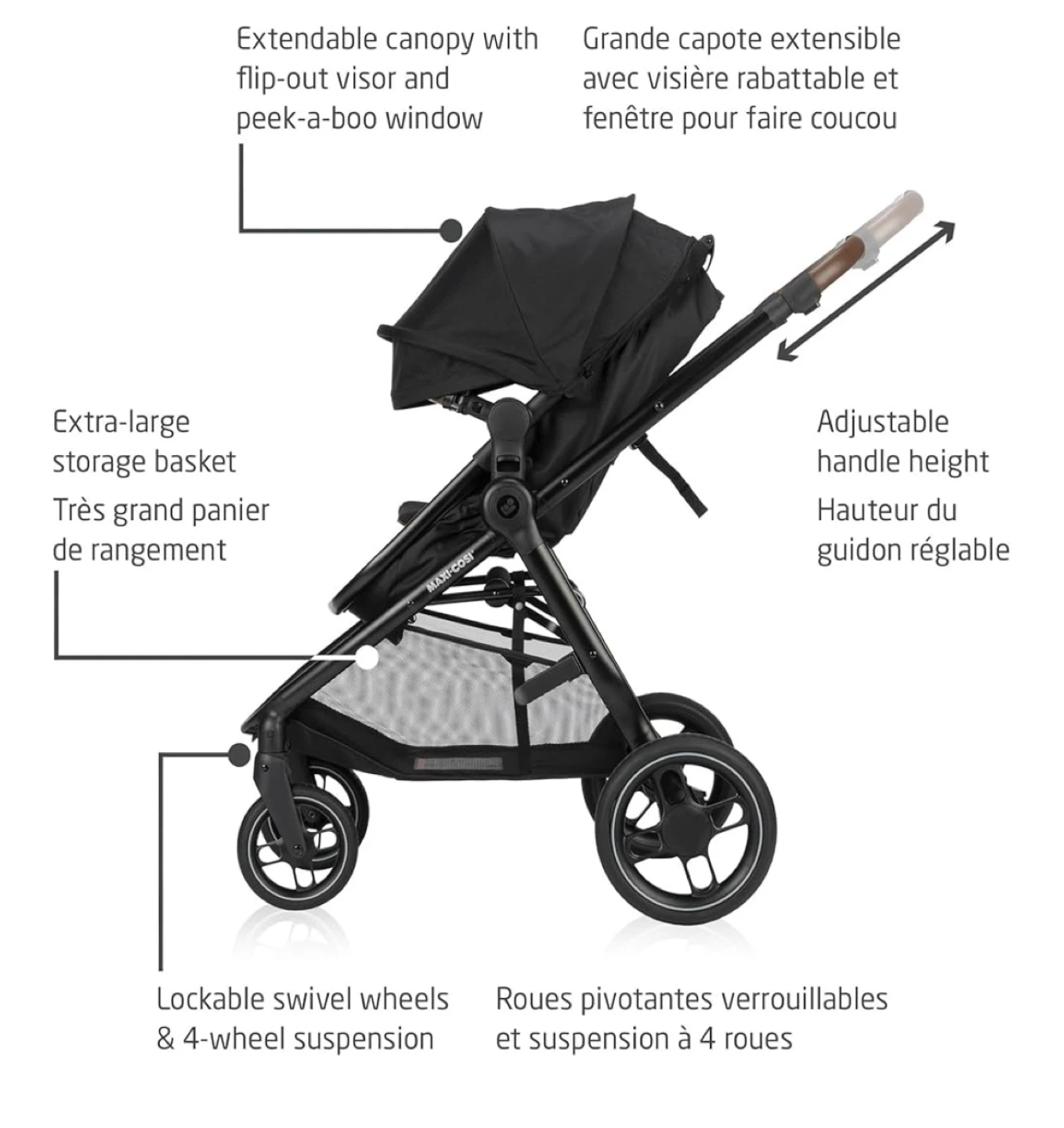 Maxi-Cosi Zelia² Max 5-in-1 Modular Travel System - Black - photo 4
