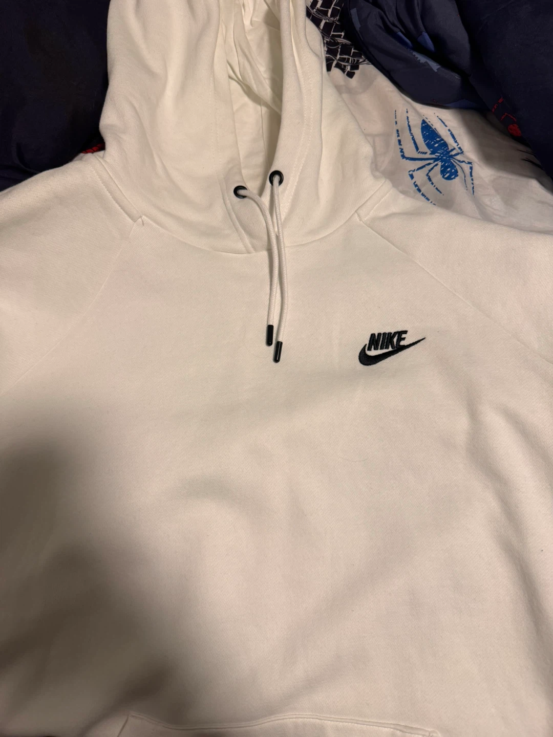 Nike White Hoodie - Size XL