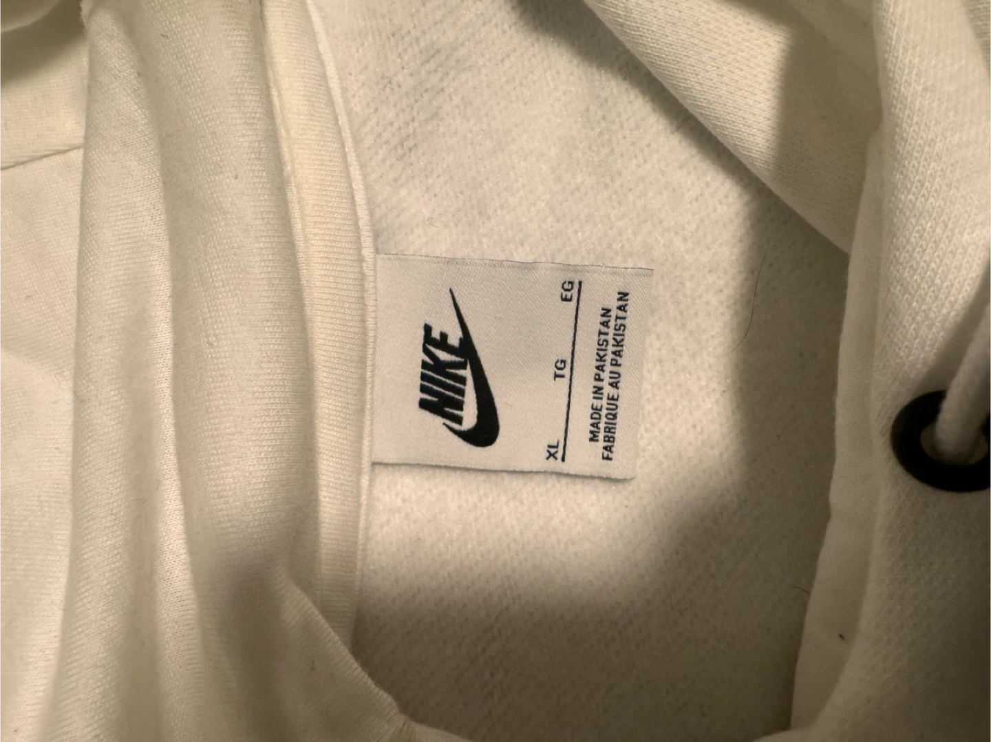 Nike White Hoodie - Size XL - photo 2