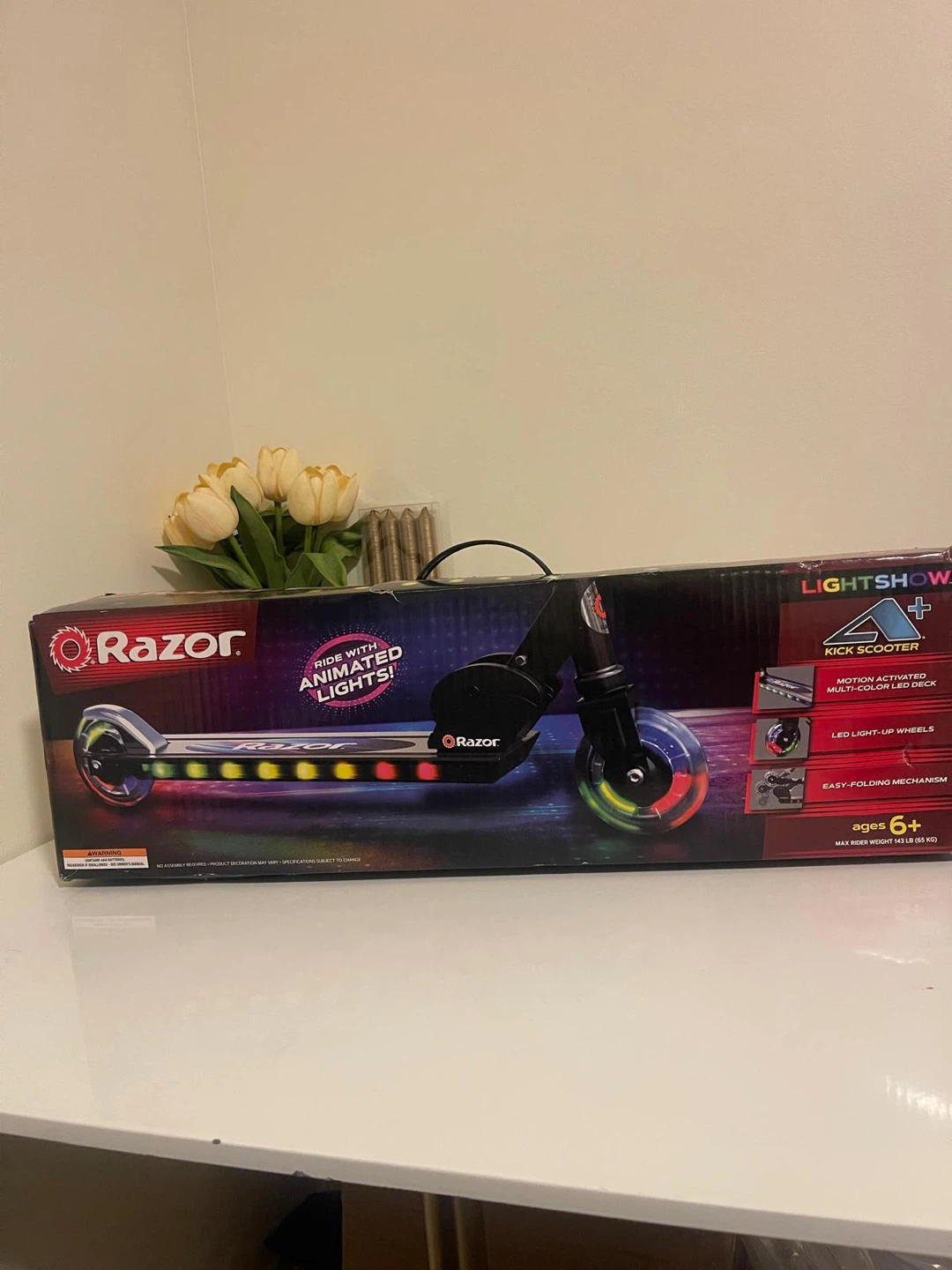 Razor A+ Lightshow Kick Scooter - New in Box! - photo 3