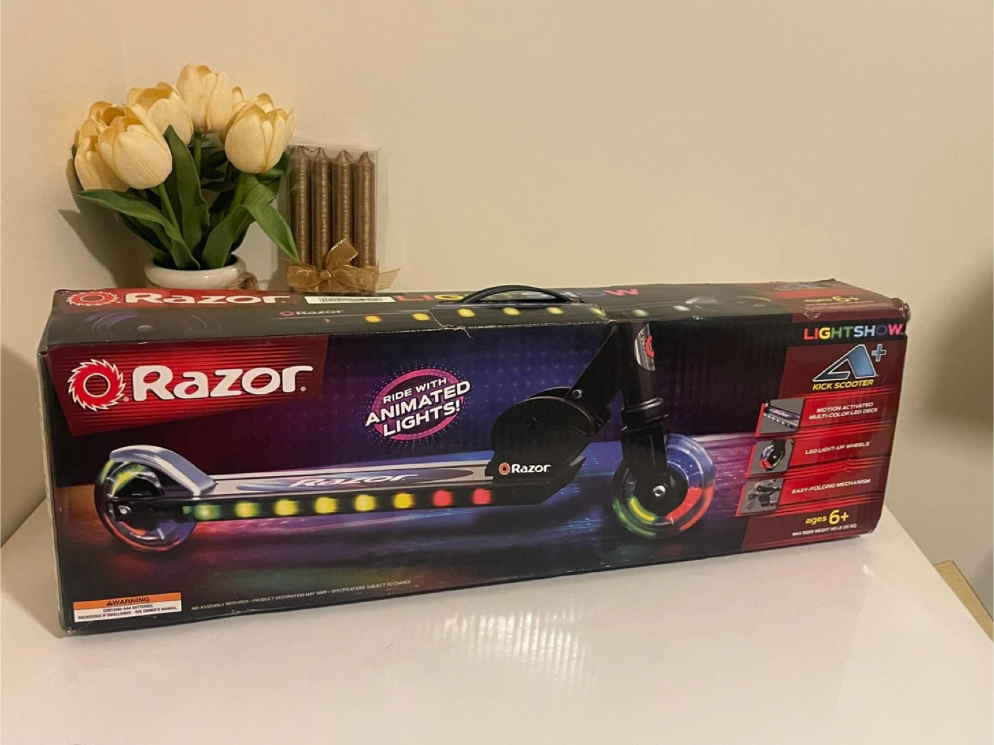Razor A+ Lightshow Kick Scooter - New in Box! - photo 4