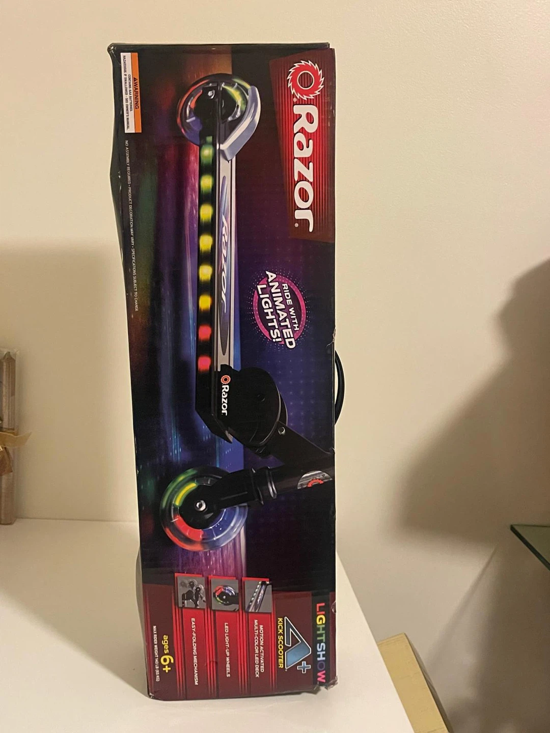 Razor A+ Lightshow Kick Scooter - New in Box! - photo 2