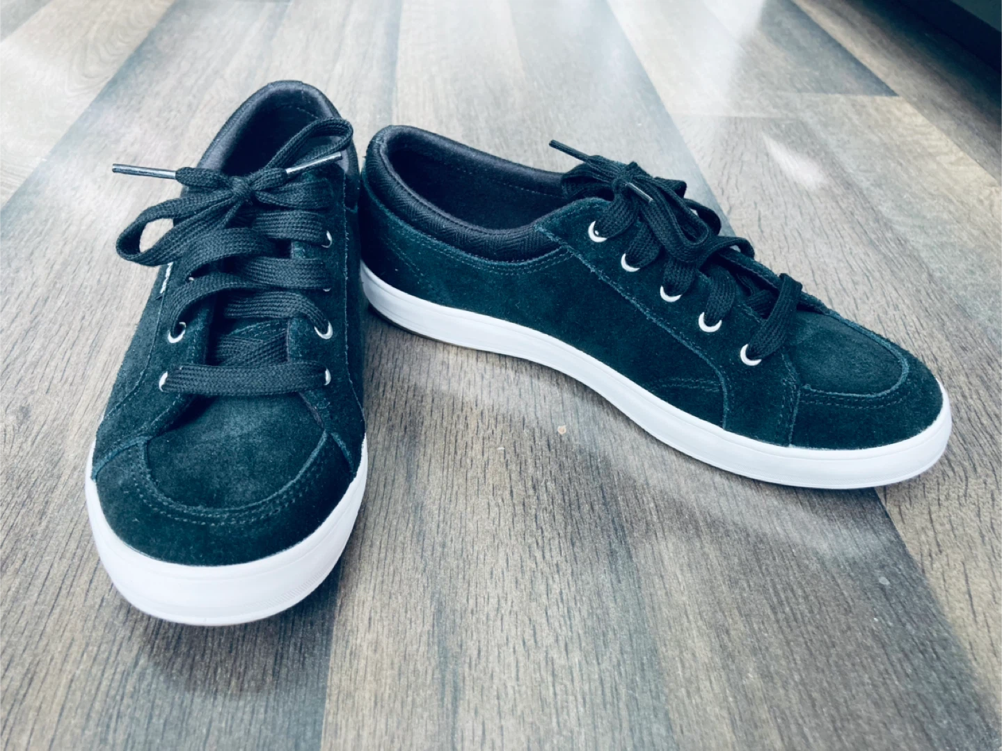 Keds Center Suede Mix Black - Women's Size 6 - photo 4