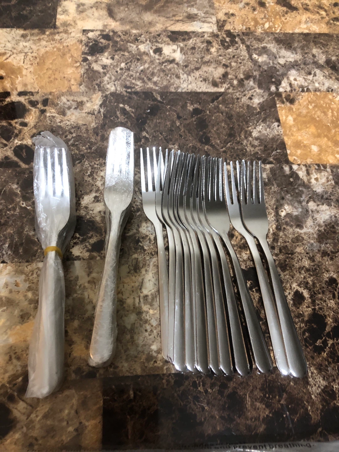 New Stainless Steel small Forks set pack  of 36 - photo 3