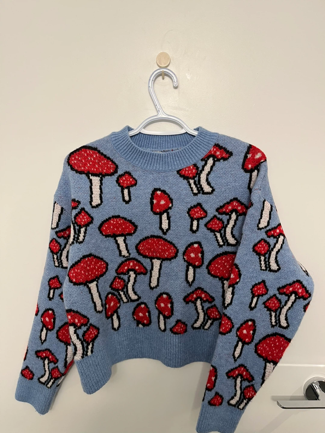 Zara Mushroom Knit Sweater S size