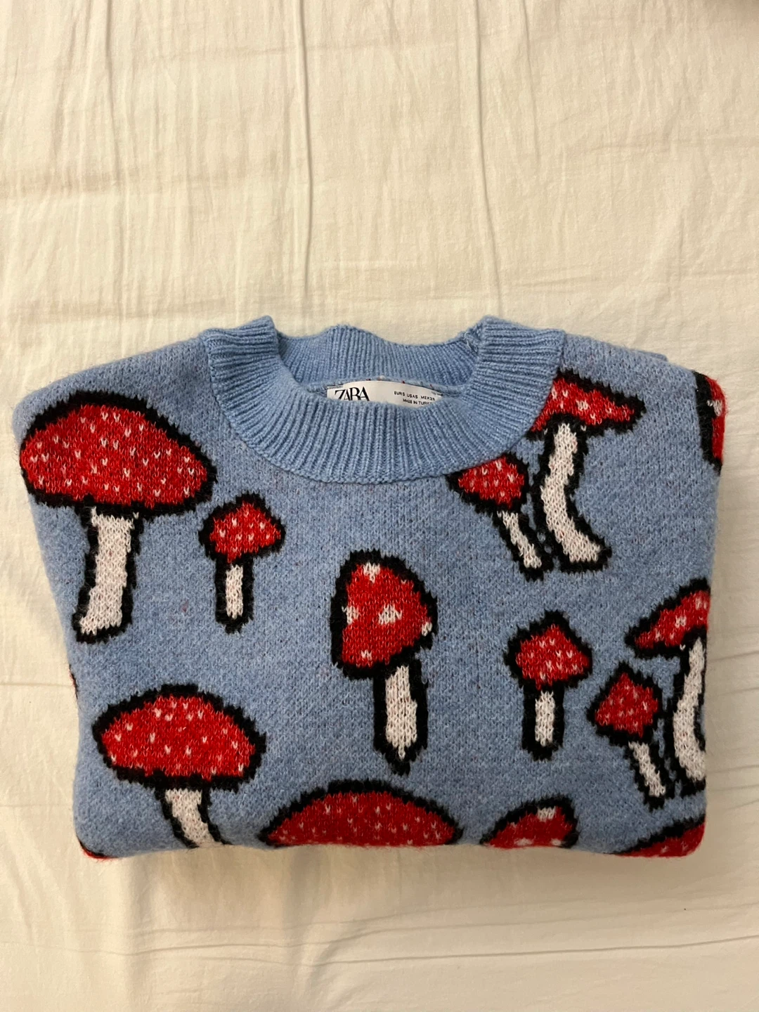 Zara Mushroom Knit Sweater S size - photo 2