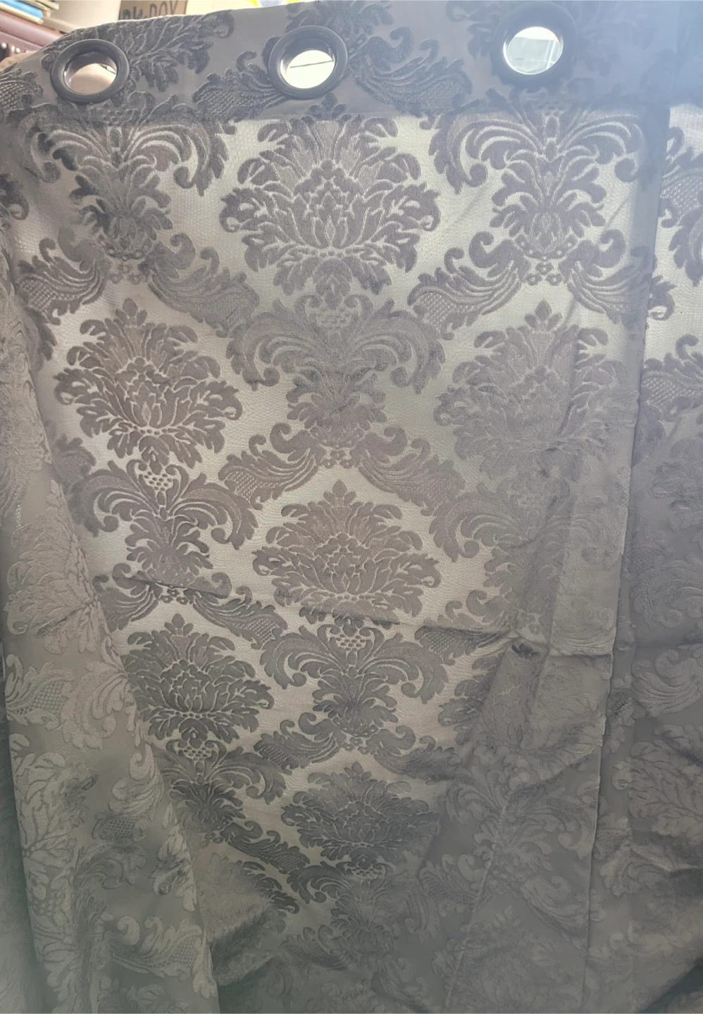 Damask Pattern Curtains