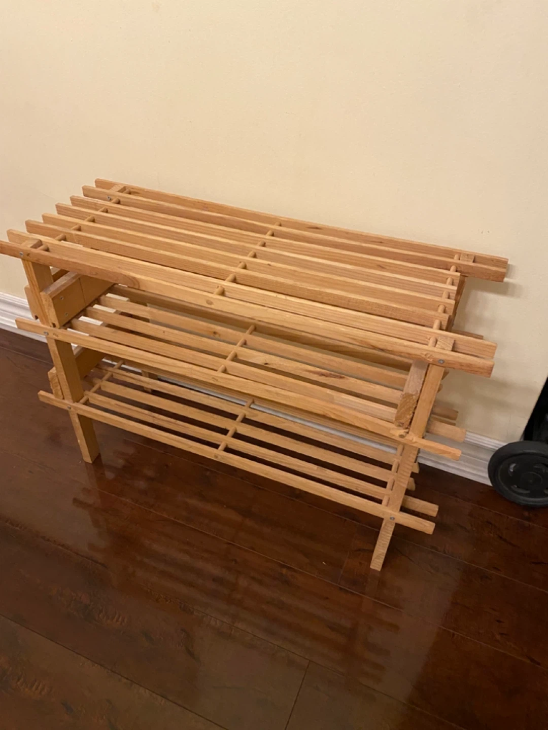 Wooden Shoe Rack