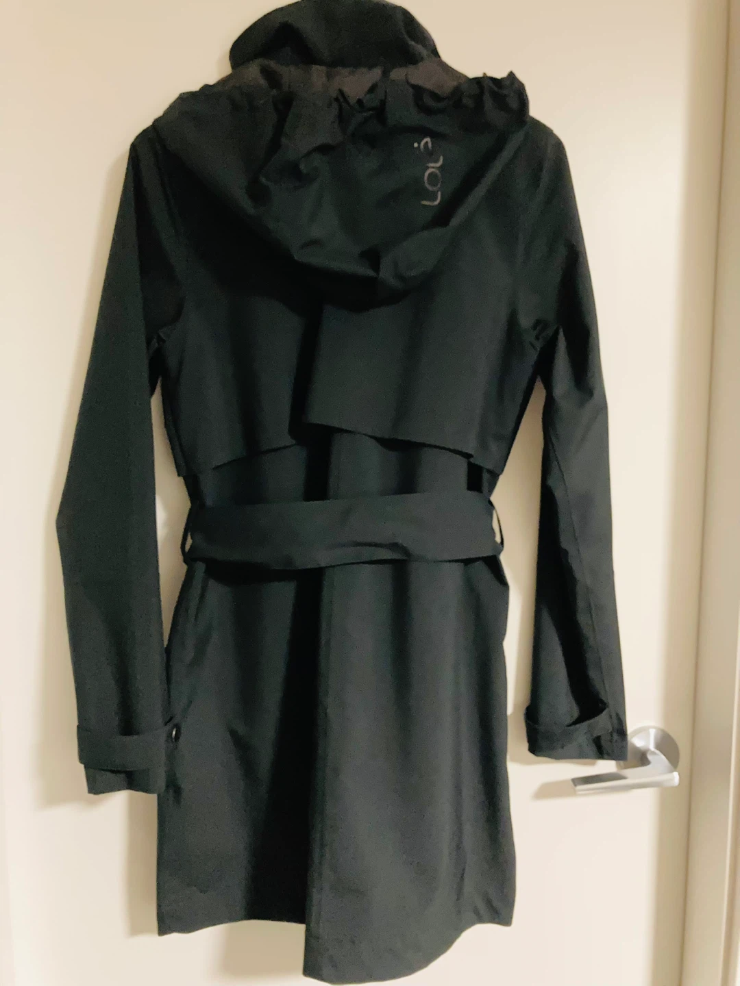 Lole Black Trench Coat - Size XS - photo 3