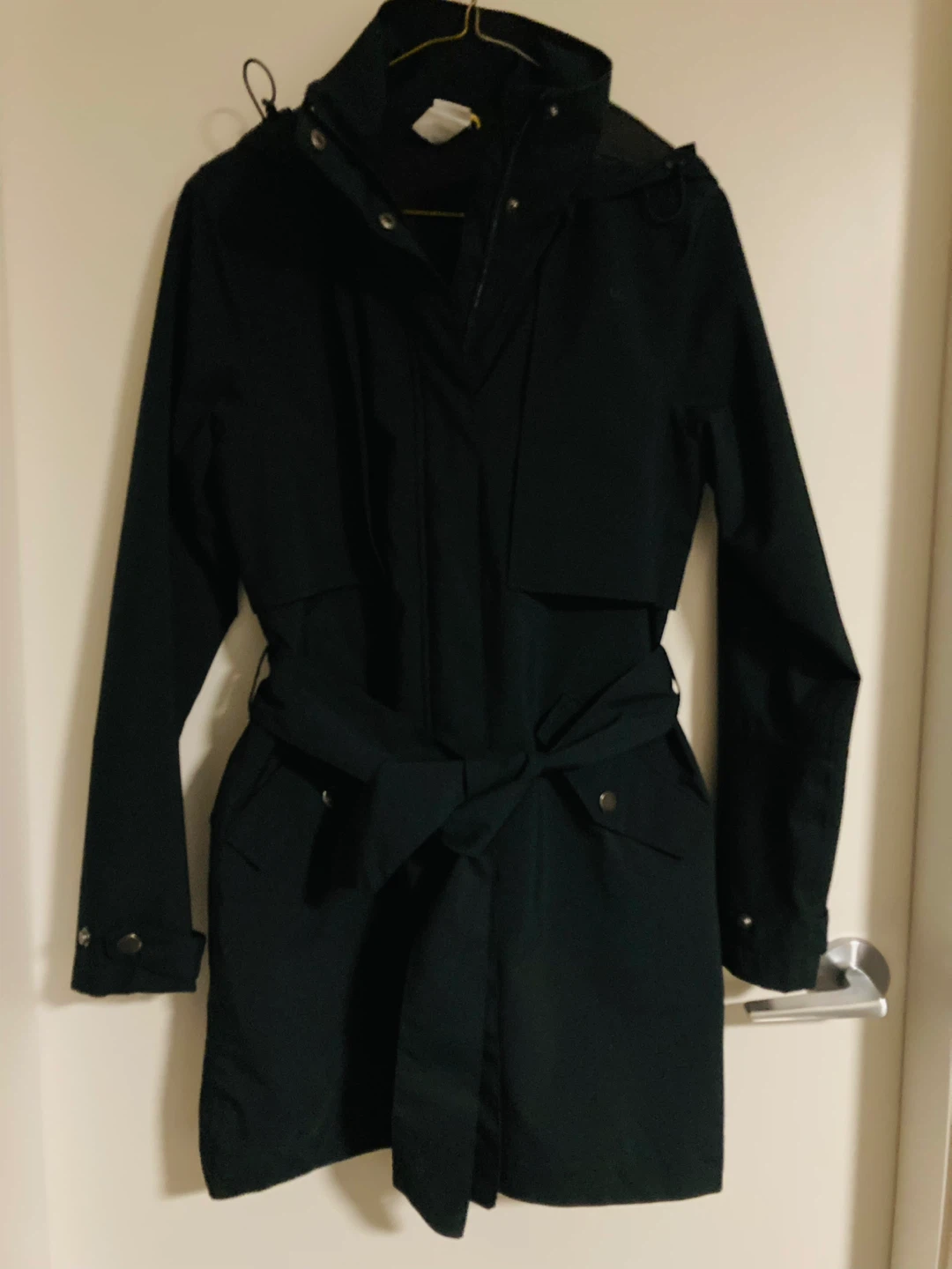 Lole Black Trench Coat - Size XS - photo 2