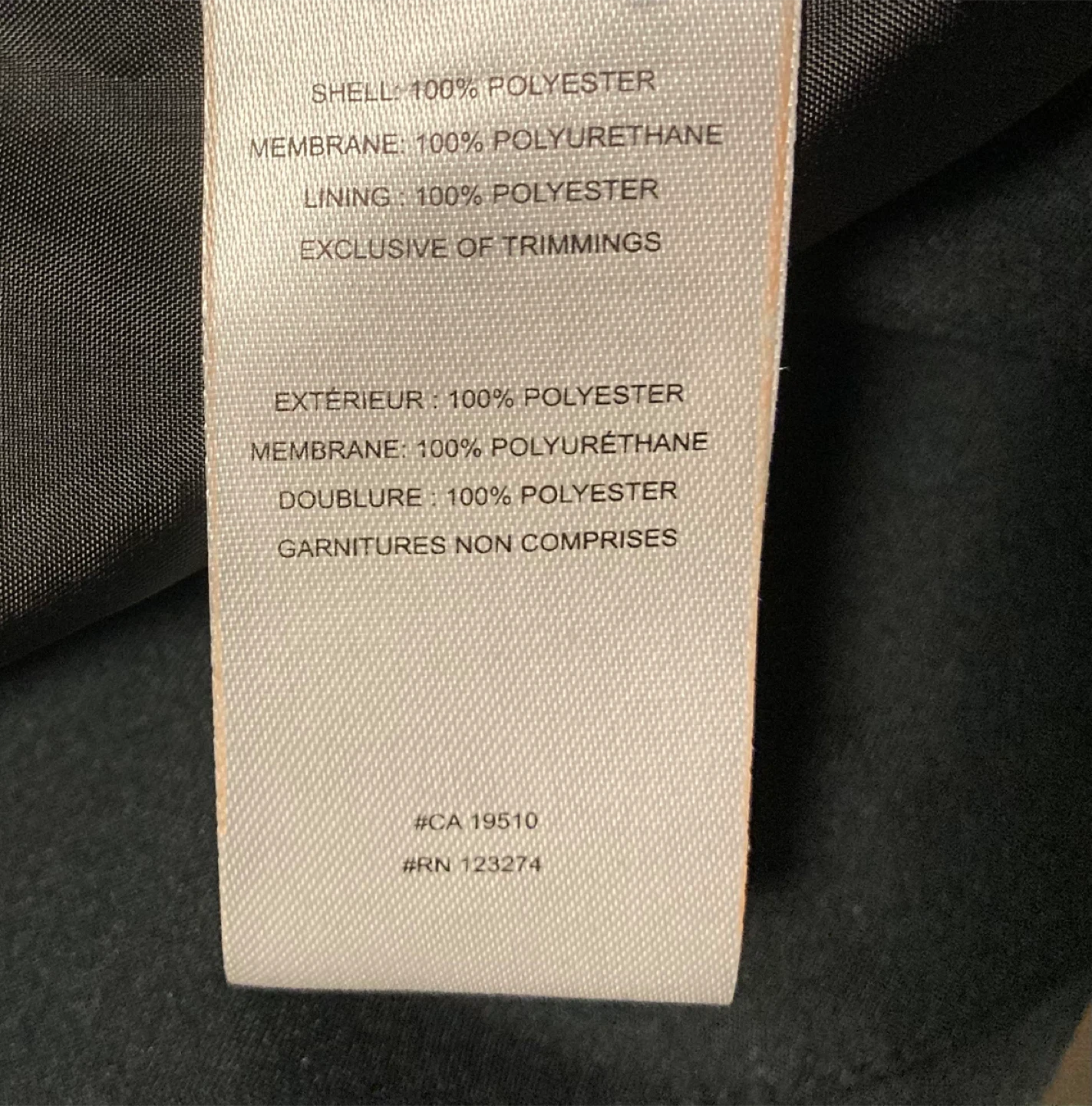 Lole Black Trench Coat - Size XS - photo 5