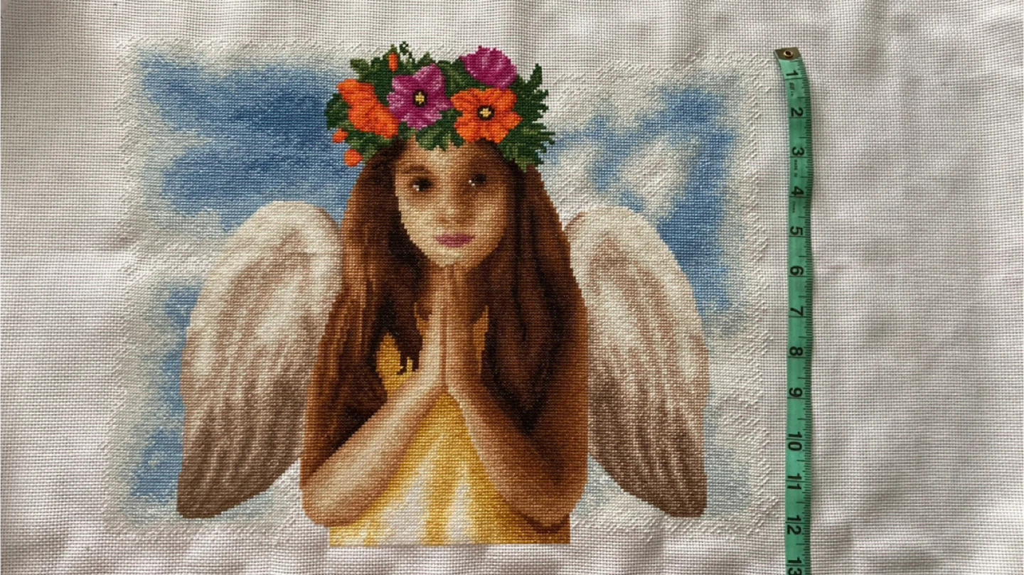 Angel cross stitch