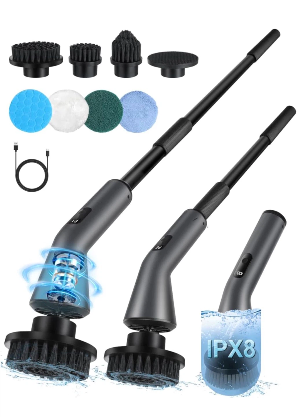 Electric Spin Scrubber 7IN1