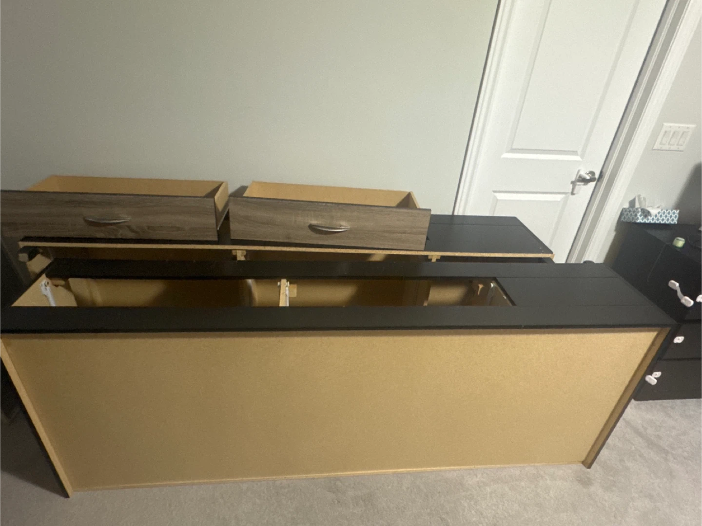 Bed frame with drawers - photo 4