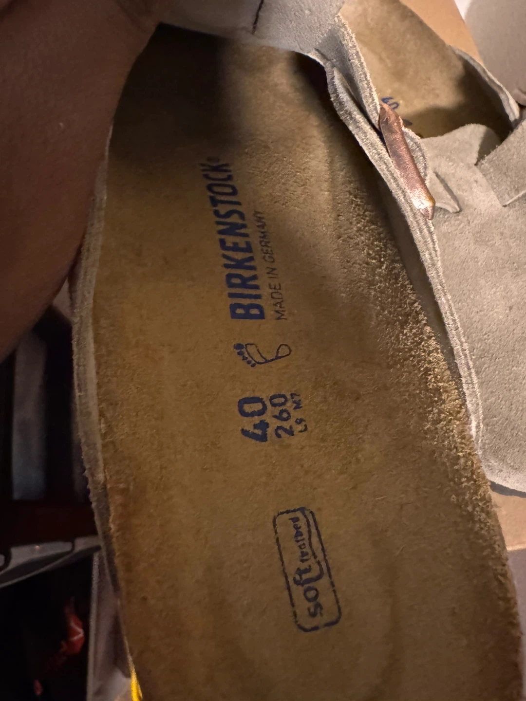 Birkenstock Boston Suede Clogs Size 40 - photo 3