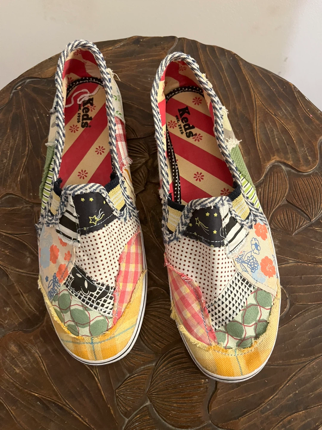 Keds Patchwork Slip-On Sneakers
