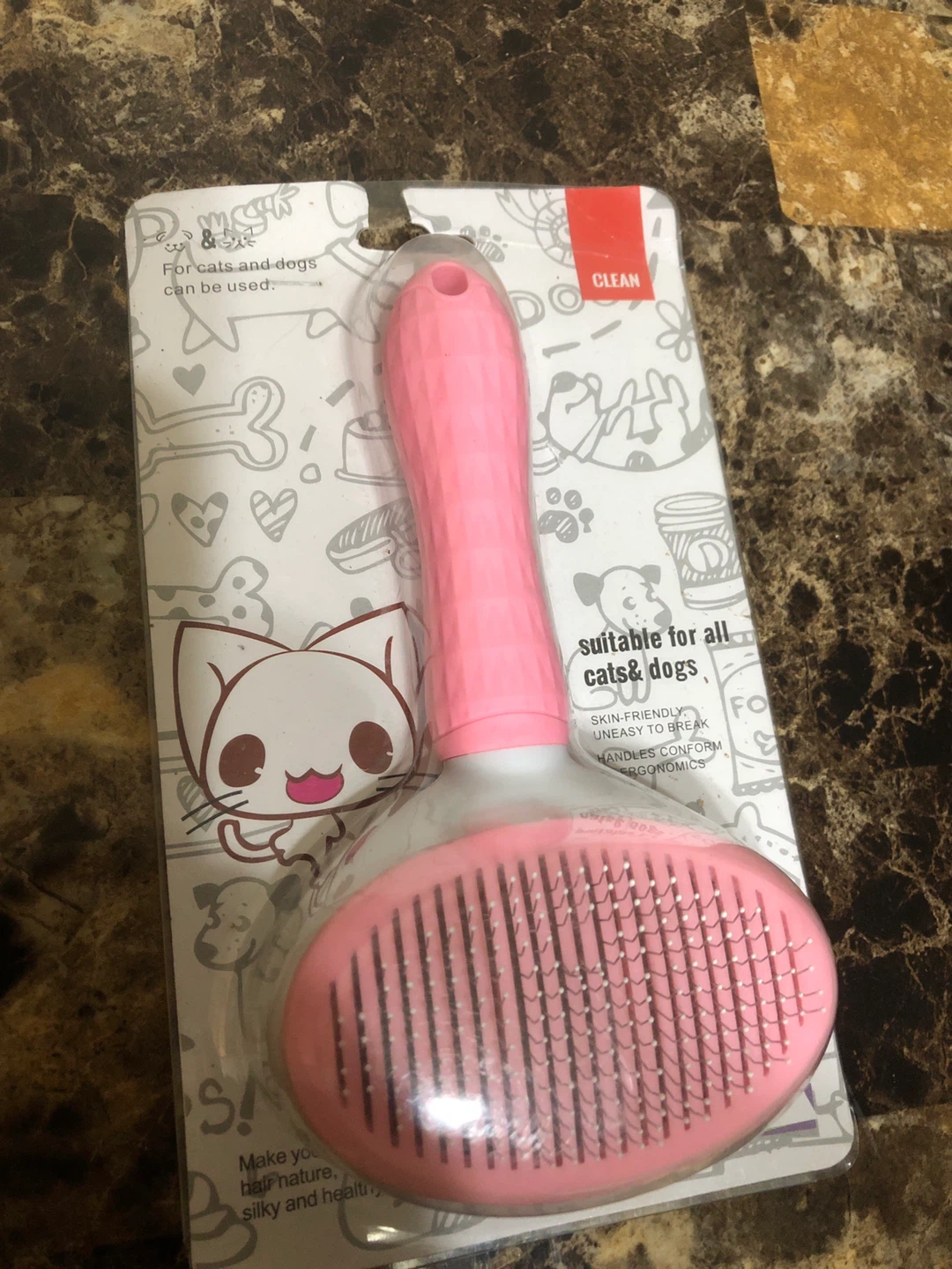 New -Snuggle Avenue Pet Grooming Brush (Pink) - photo 4