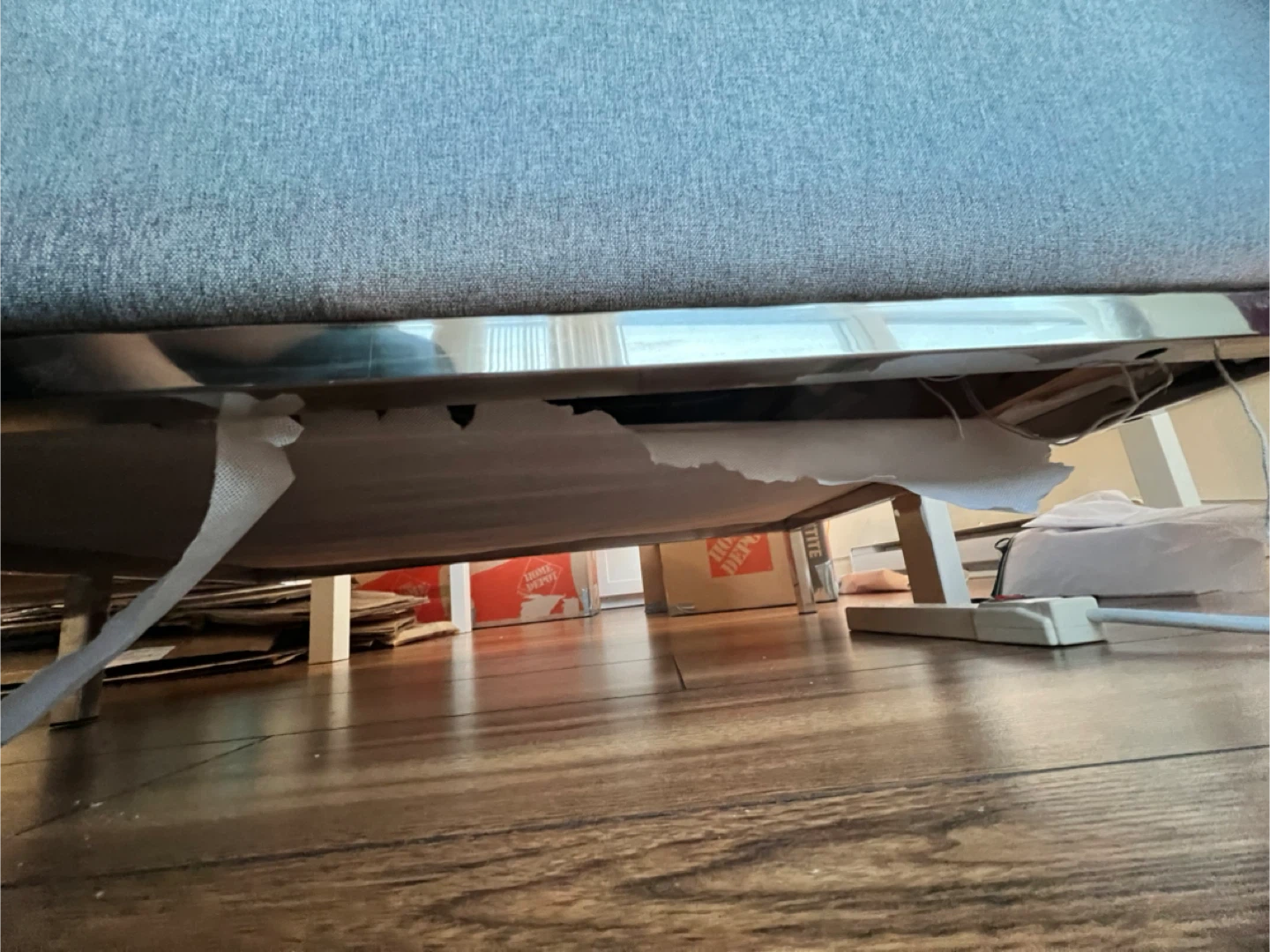 Grey 3-Seat Sofa - photo 3
