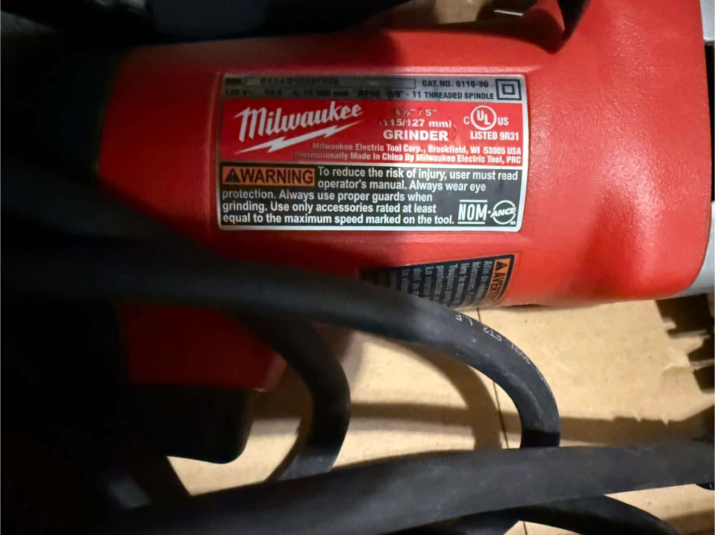 Milwaukee 4-1/2" Grinder w/ Accessories - photo 2