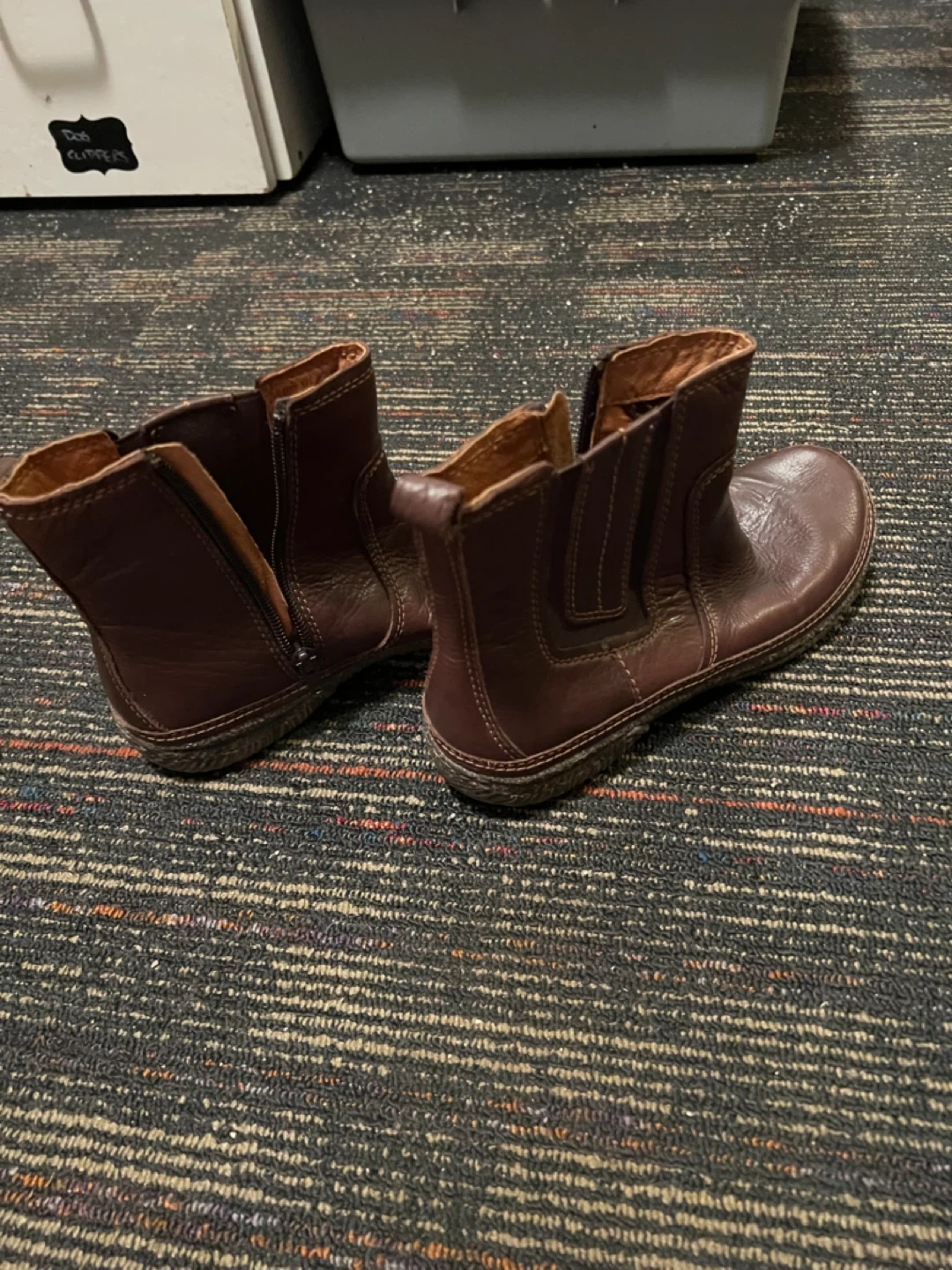 Brown Leather Ankle Boots - photo 2