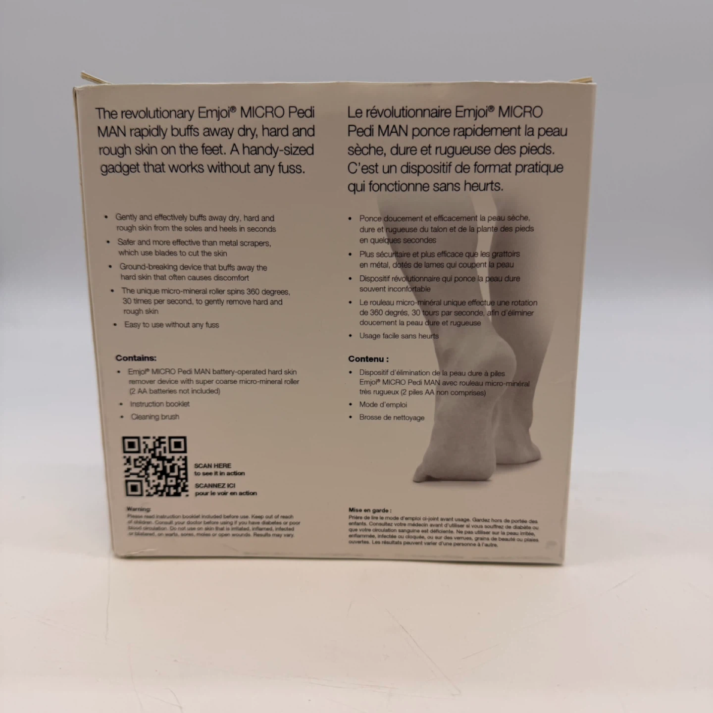 Emjoi Micro Pedi MAN Rapid Hard Skin Remover – Brand New - photo 3