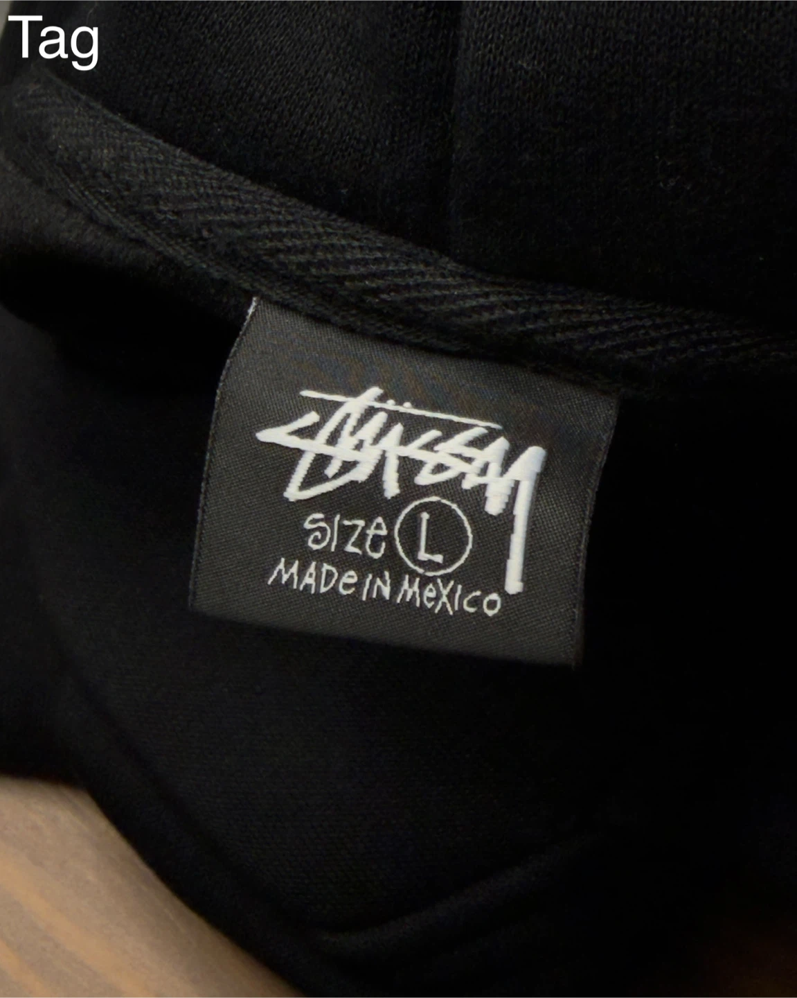Stussy Black Hoodie - Size L - photo 3