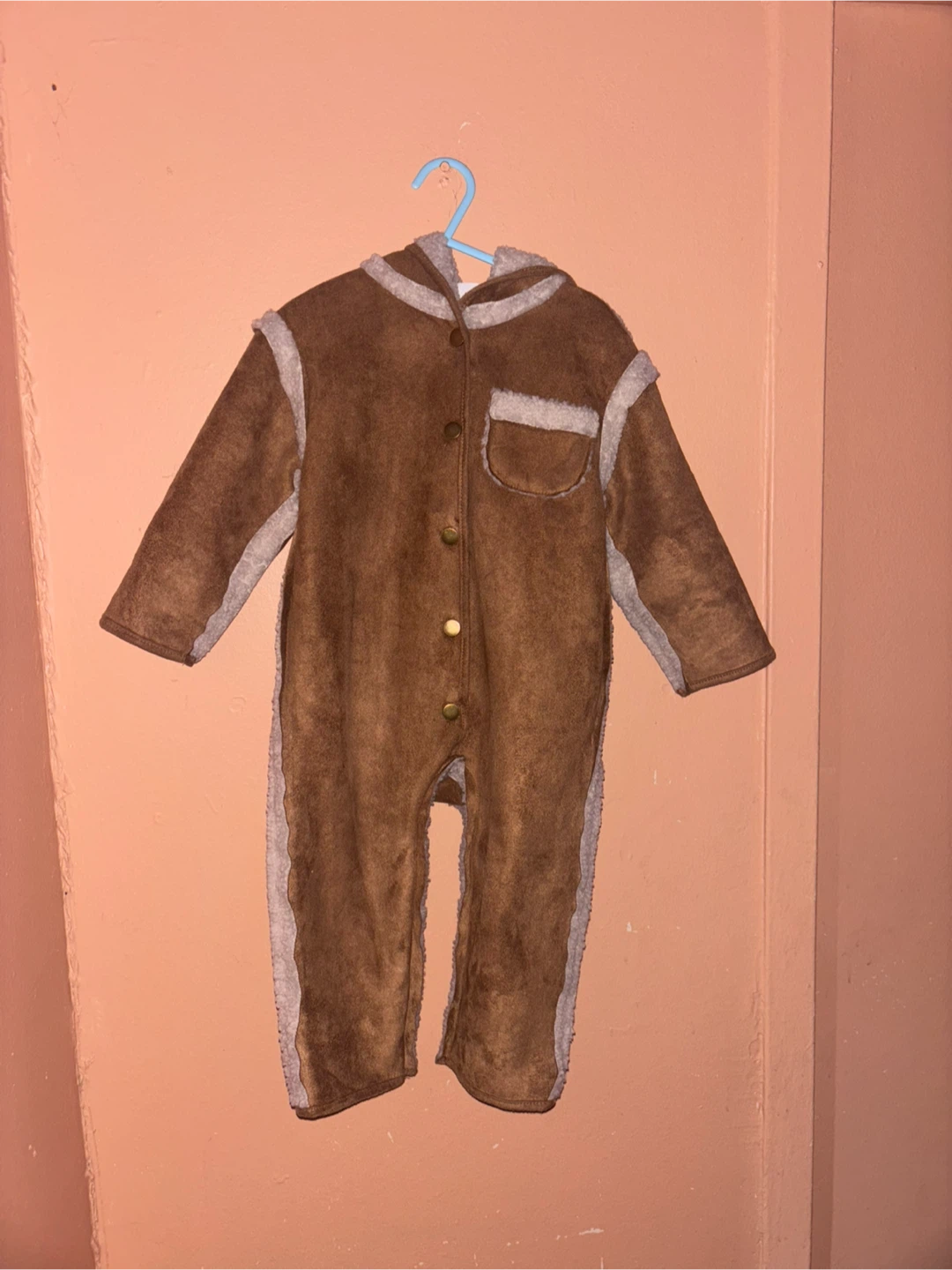 Brown Suede and Sherlin Snowsuit