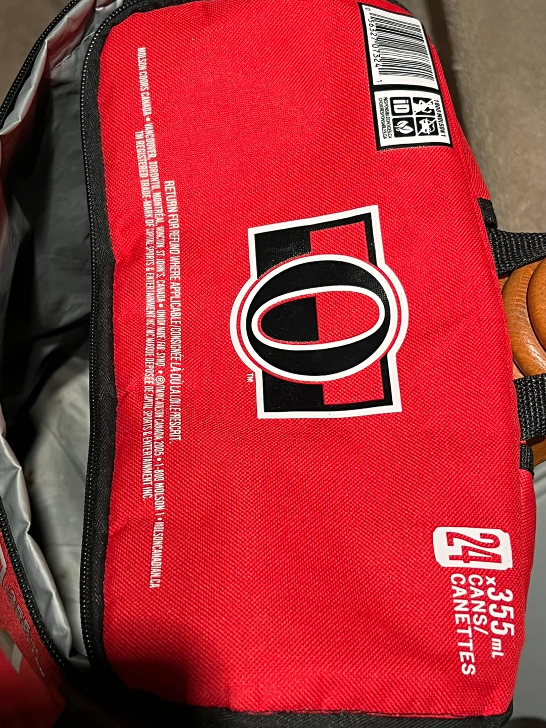Molson Canadian Ottawa Senators Cooler Bag - photo 3