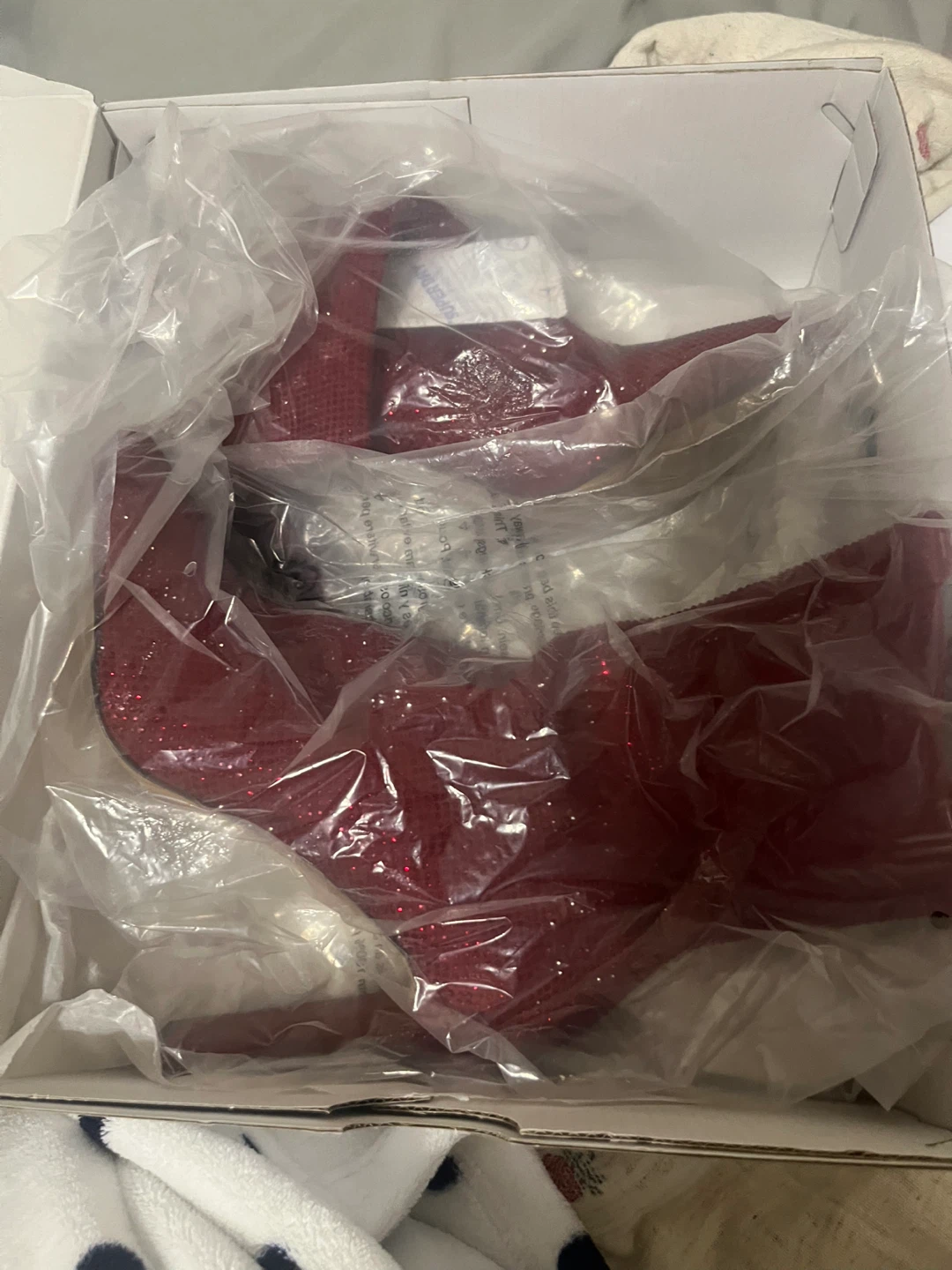 ALDO Red Rhinestone Booties - Size 8.5 - photo 2
