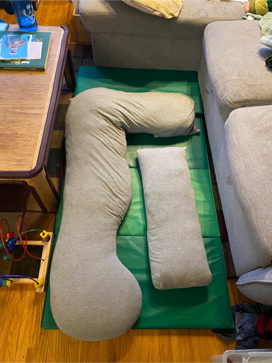 Grey Full Body Pregnancy Pillow - photo 2