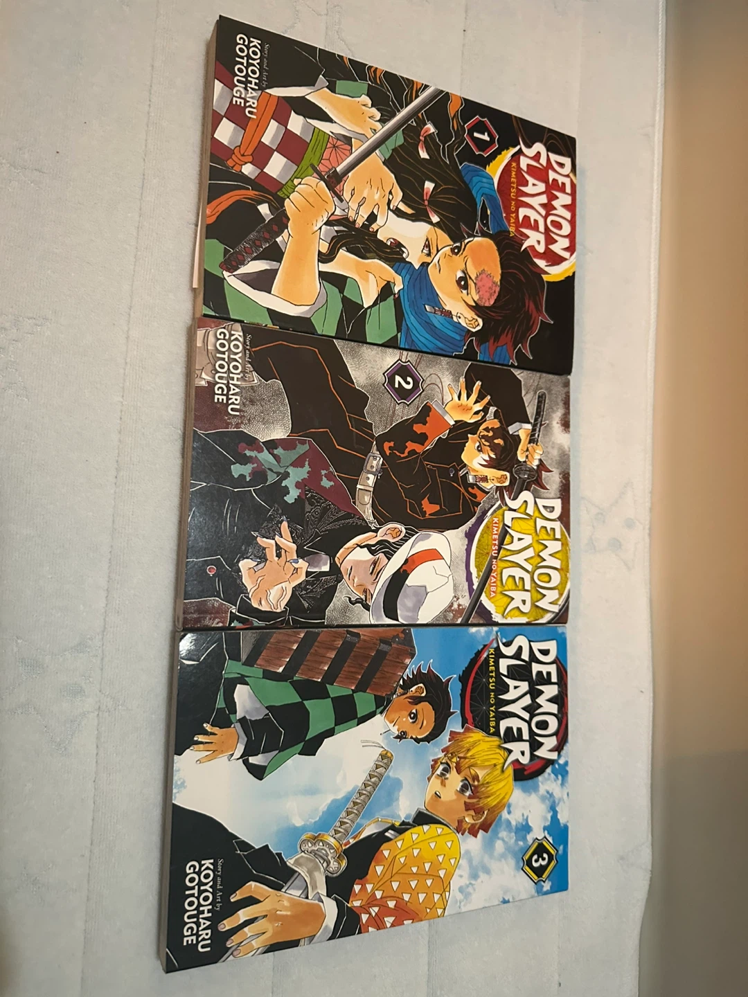 3 ORIGINAL BRAND NEW DMEON SLAYER MANGA