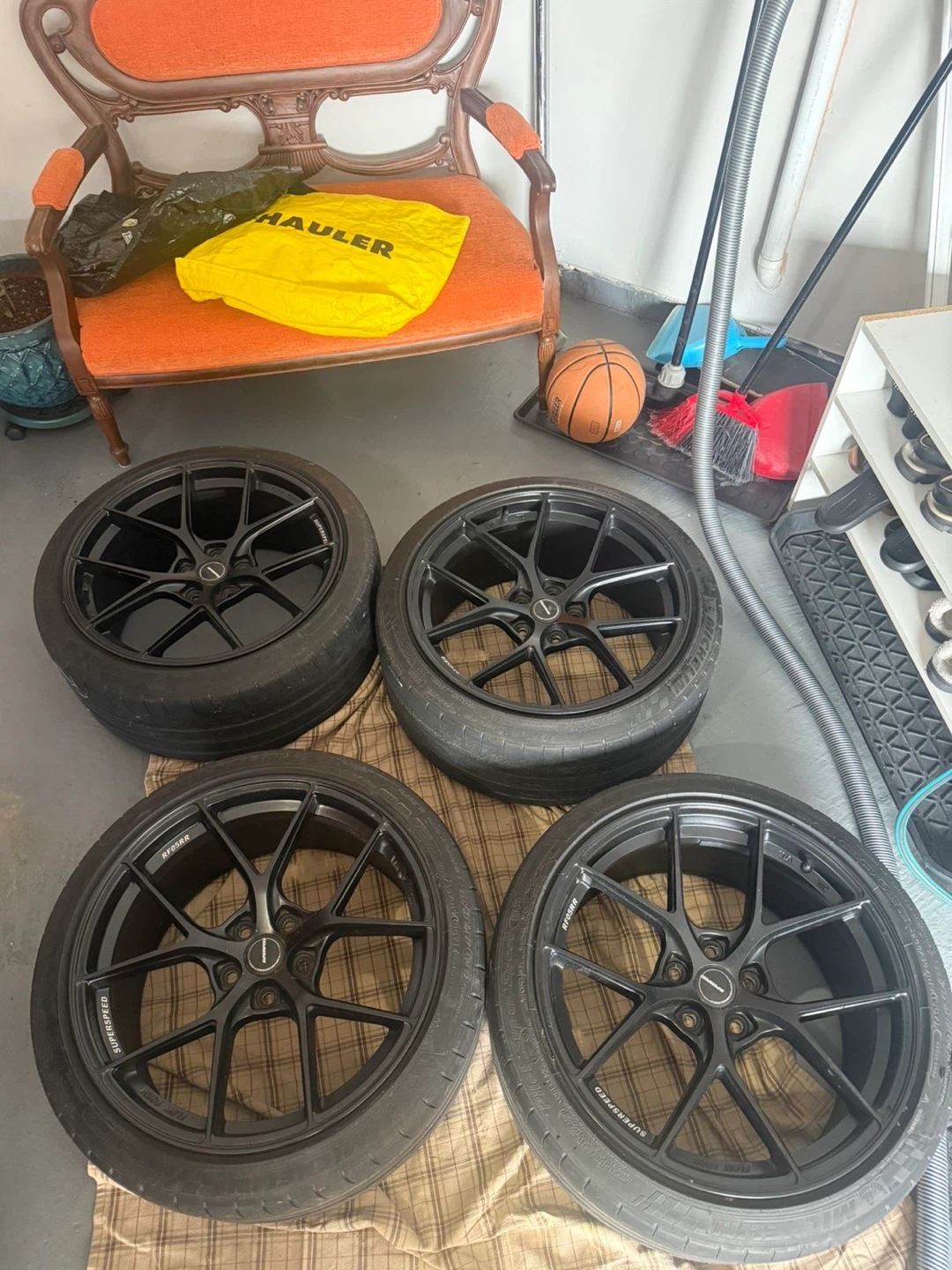 19 inch Superspeed RF05RR Black Wheels & Tires - Set of 4 - photo 5