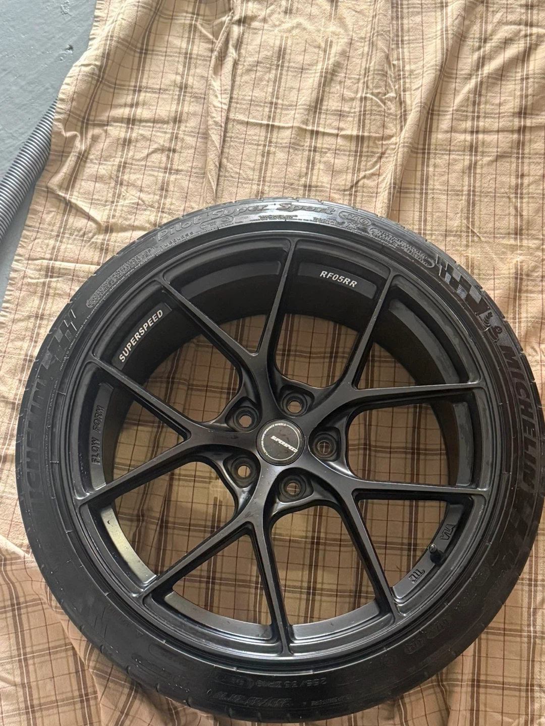 19 inch Superspeed RF05RR Black Wheels & Tires - Set of 4 - photo 4