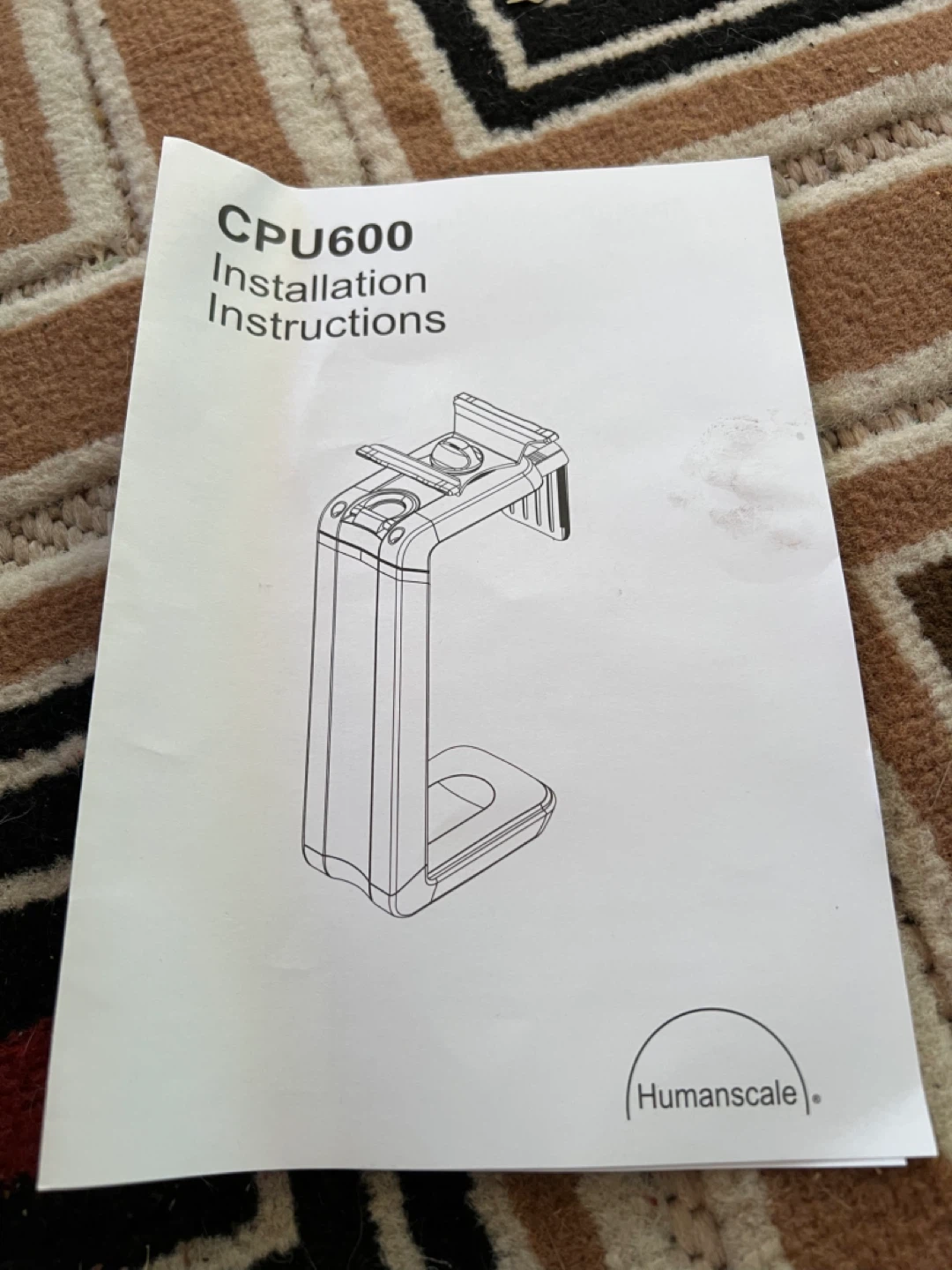 Humanscale CPU600 CPU Holder