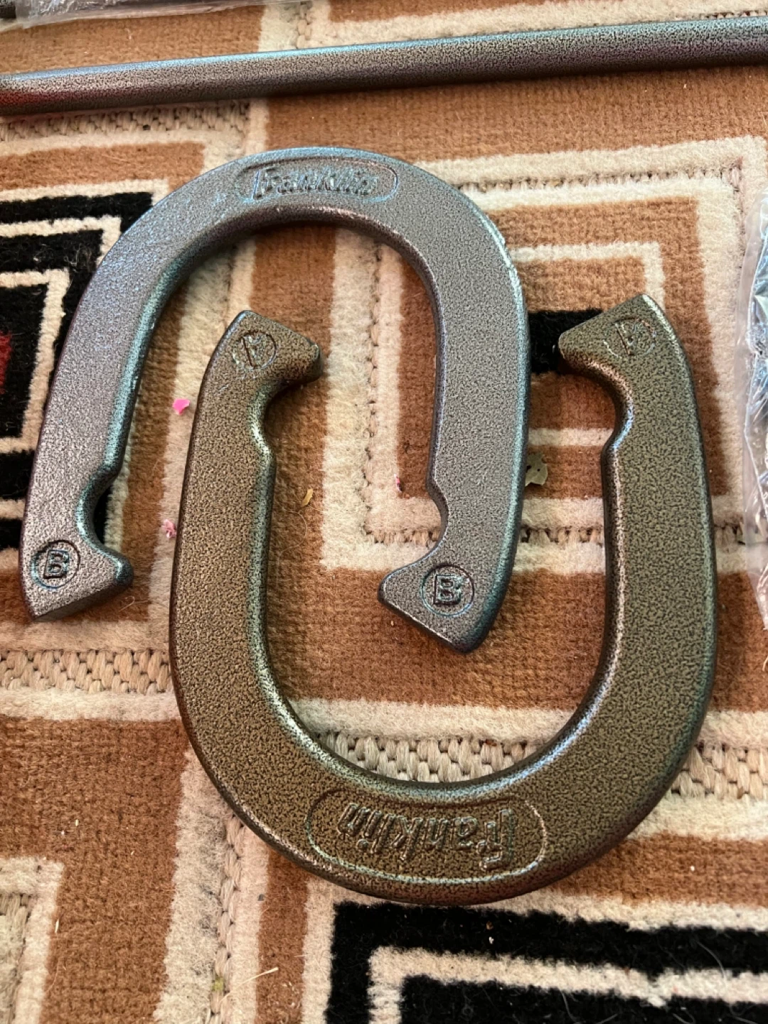 Franklin Recreational Horseshoes Set heavy metal - photo 3