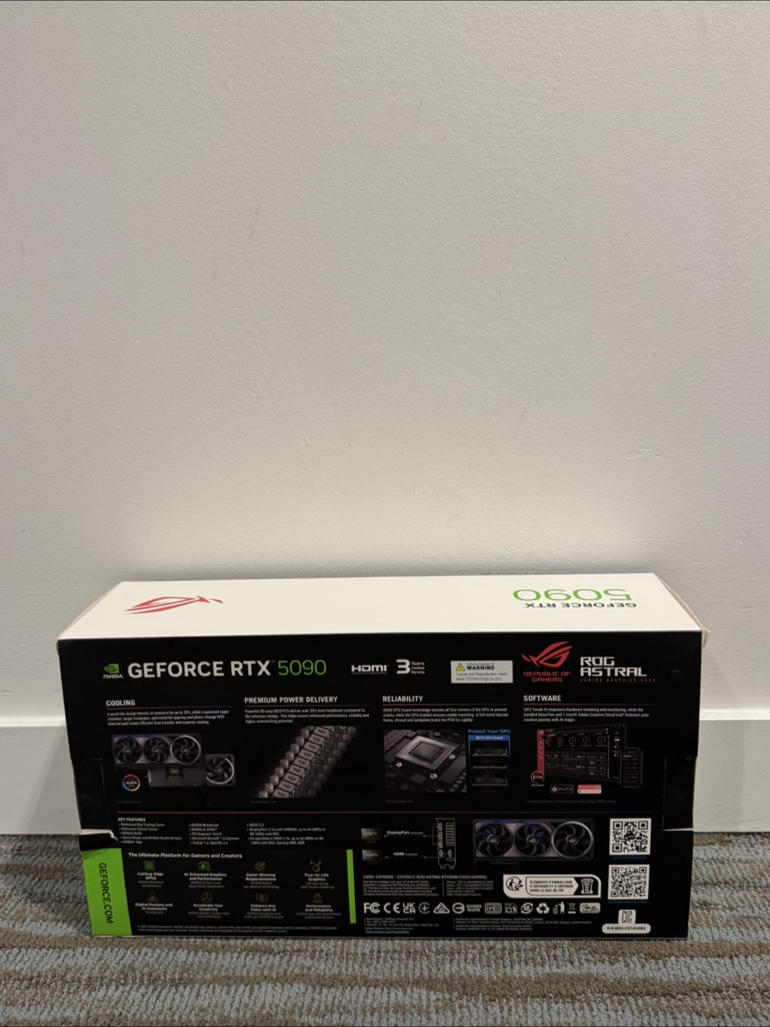 Asus rog strix GeForce RTX 5090 video card - photo 3