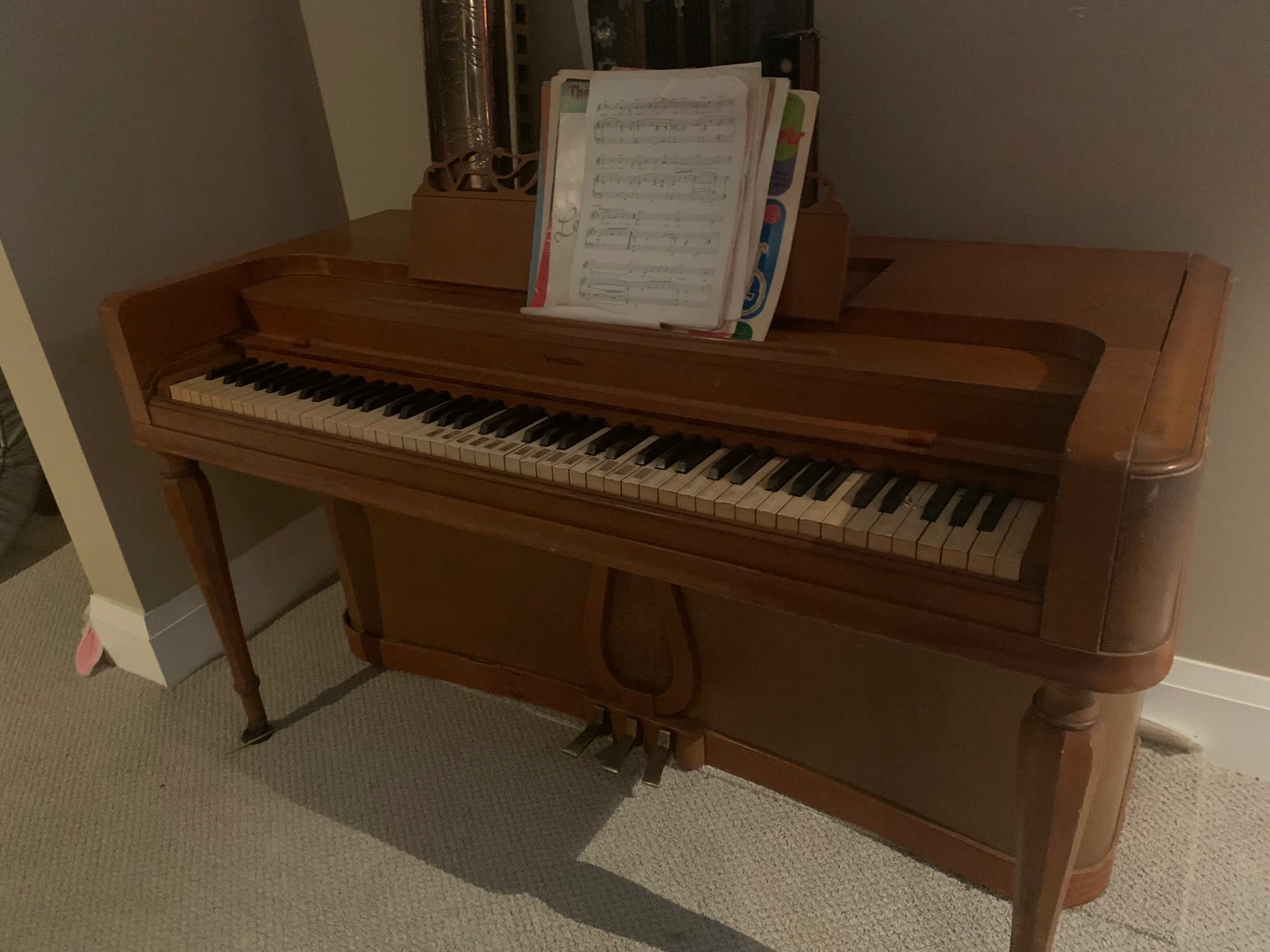 Vintage Wurlitzer piano
